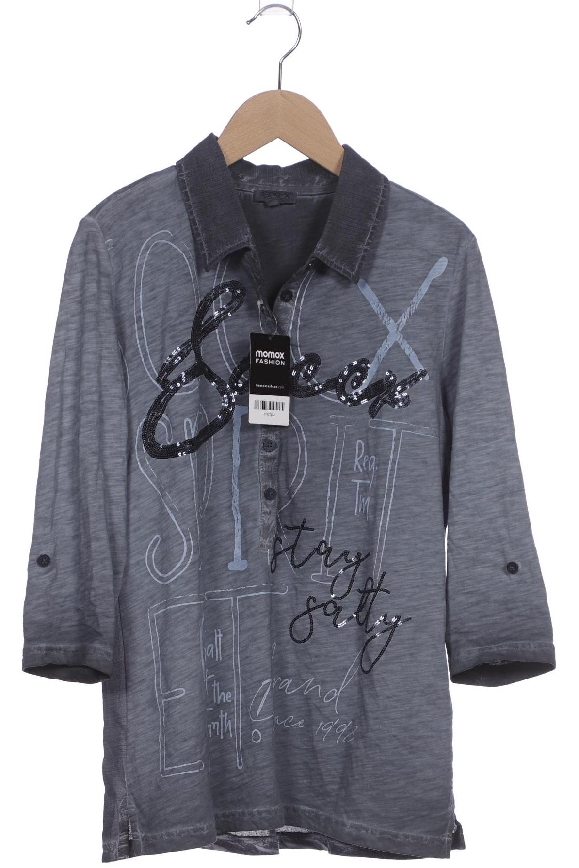 

Soccx Damen Poloshirt, blau, Gr. 38