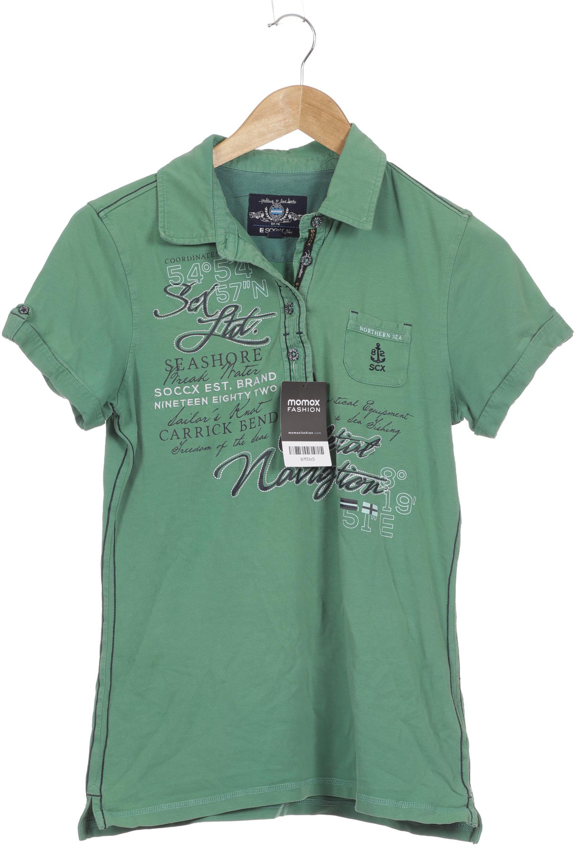 

Soccx Damen Poloshirt, grün, Gr. 38