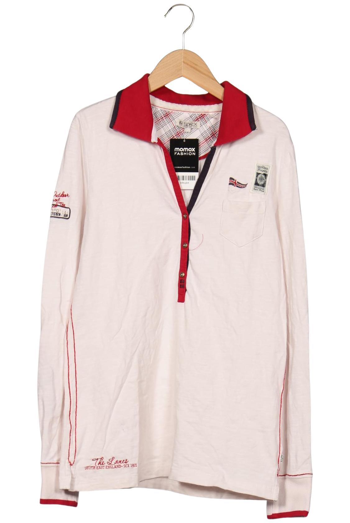 

Soccx Damen Poloshirt, weiß, Gr. 42