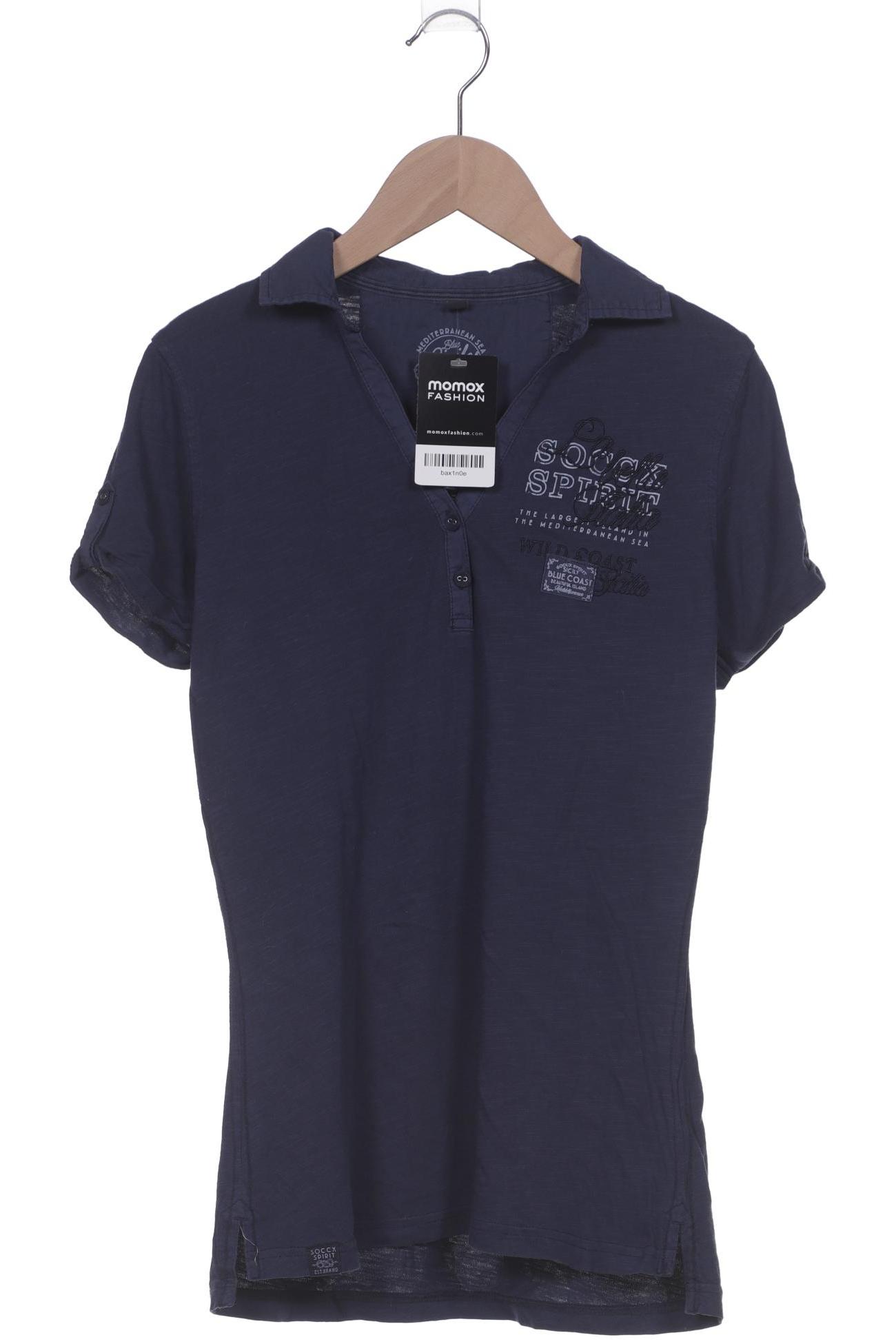 

Soccx Damen Poloshirt, marineblau, Gr. 36