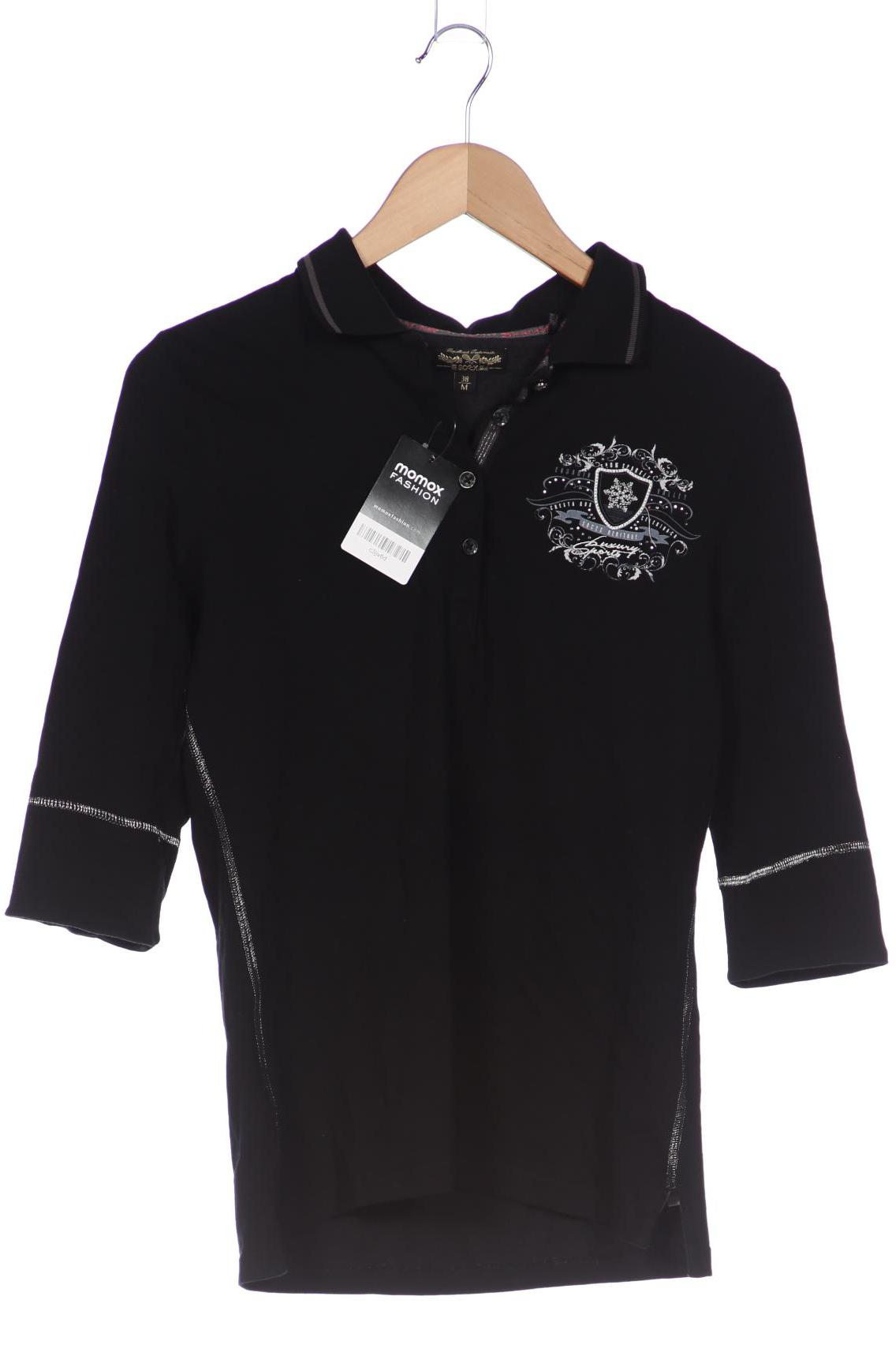 

Soccx Damen Poloshirt, schwarz, Gr. 38