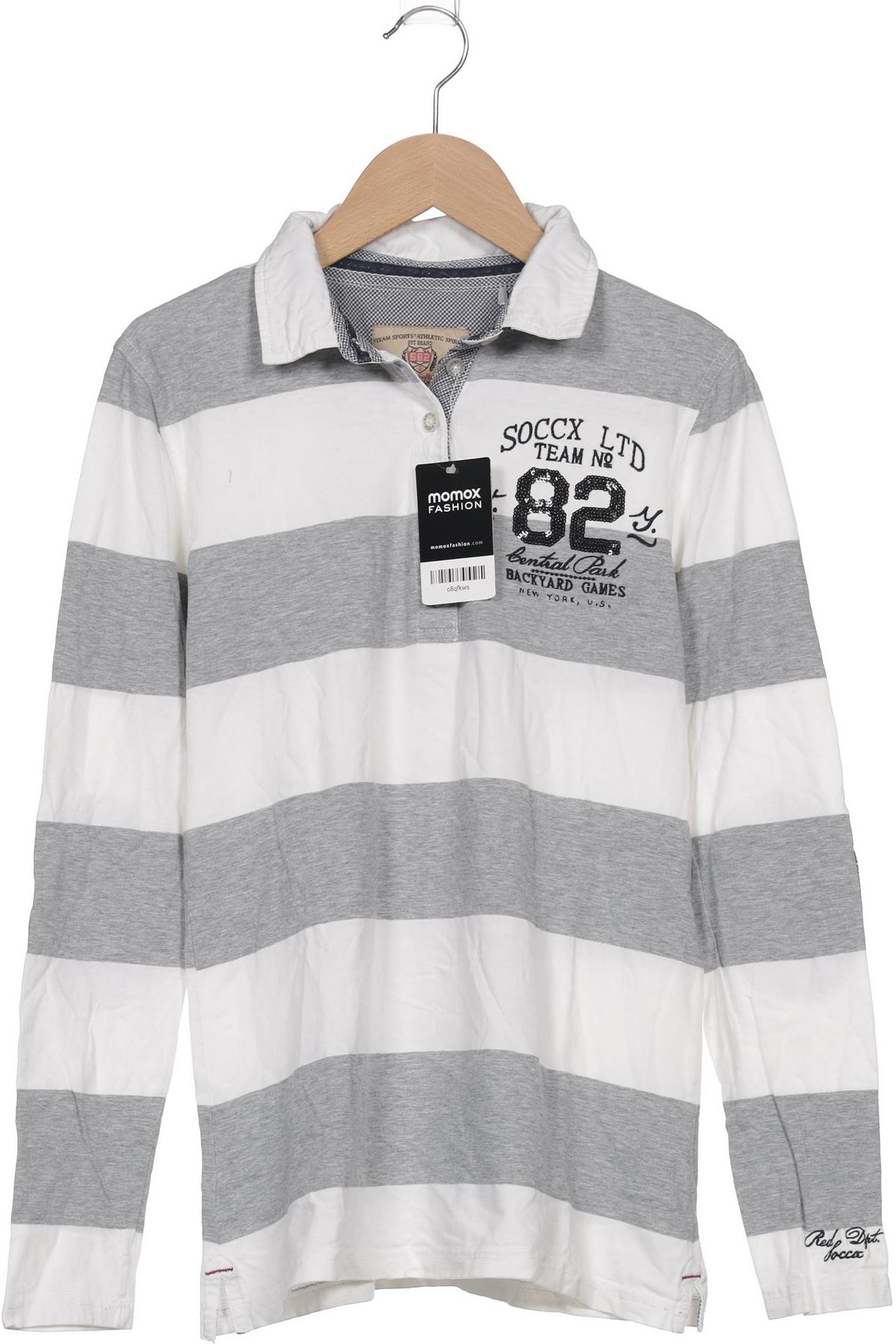 

Soccx Damen Poloshirt, grau, Gr. 38