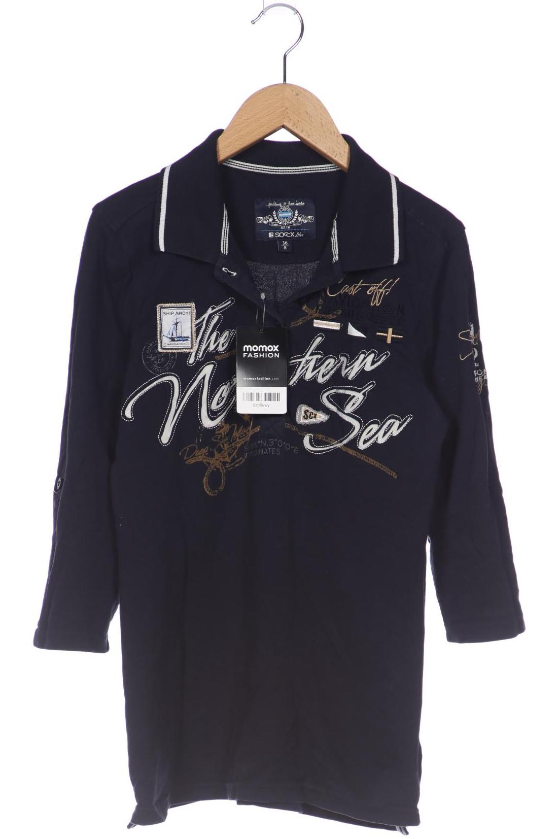 

Soccx Damen Poloshirt, marineblau, Gr. 36