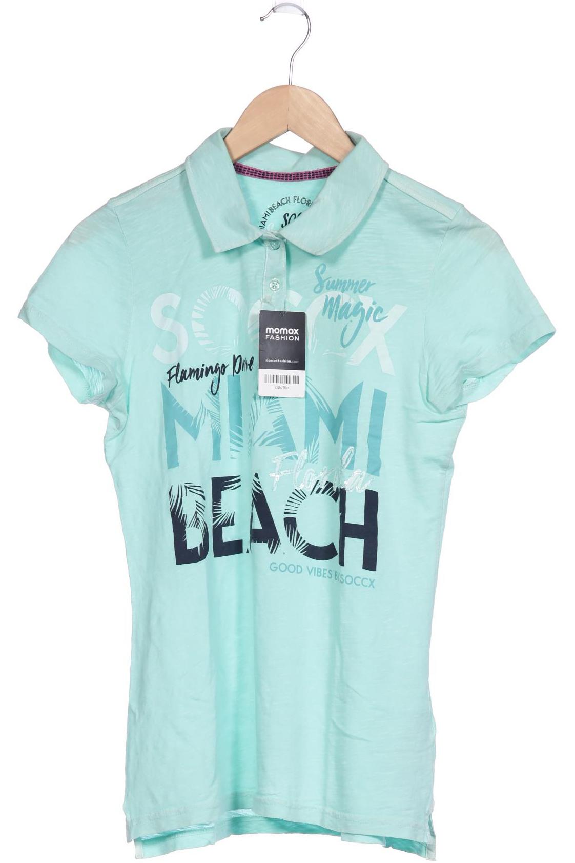 

SOCCX Damen Poloshirt, hellgrün
