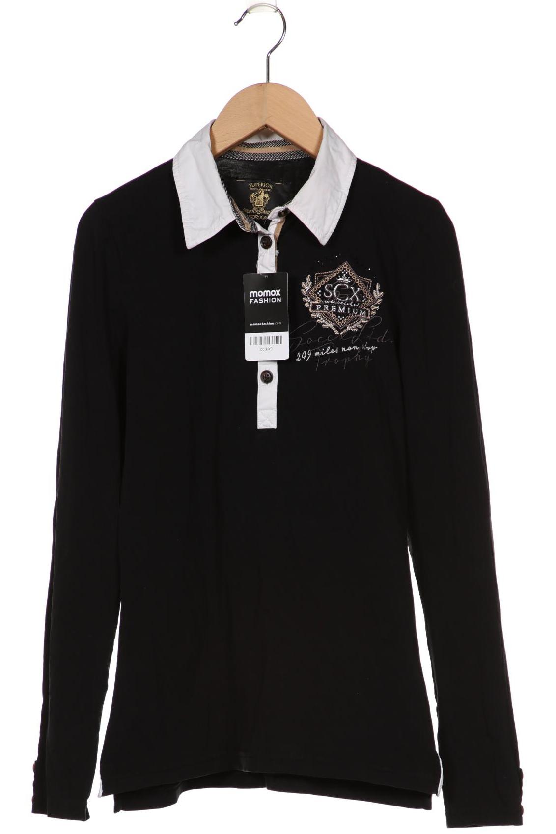 

Soccx Damen Poloshirt, schwarz, Gr. 36