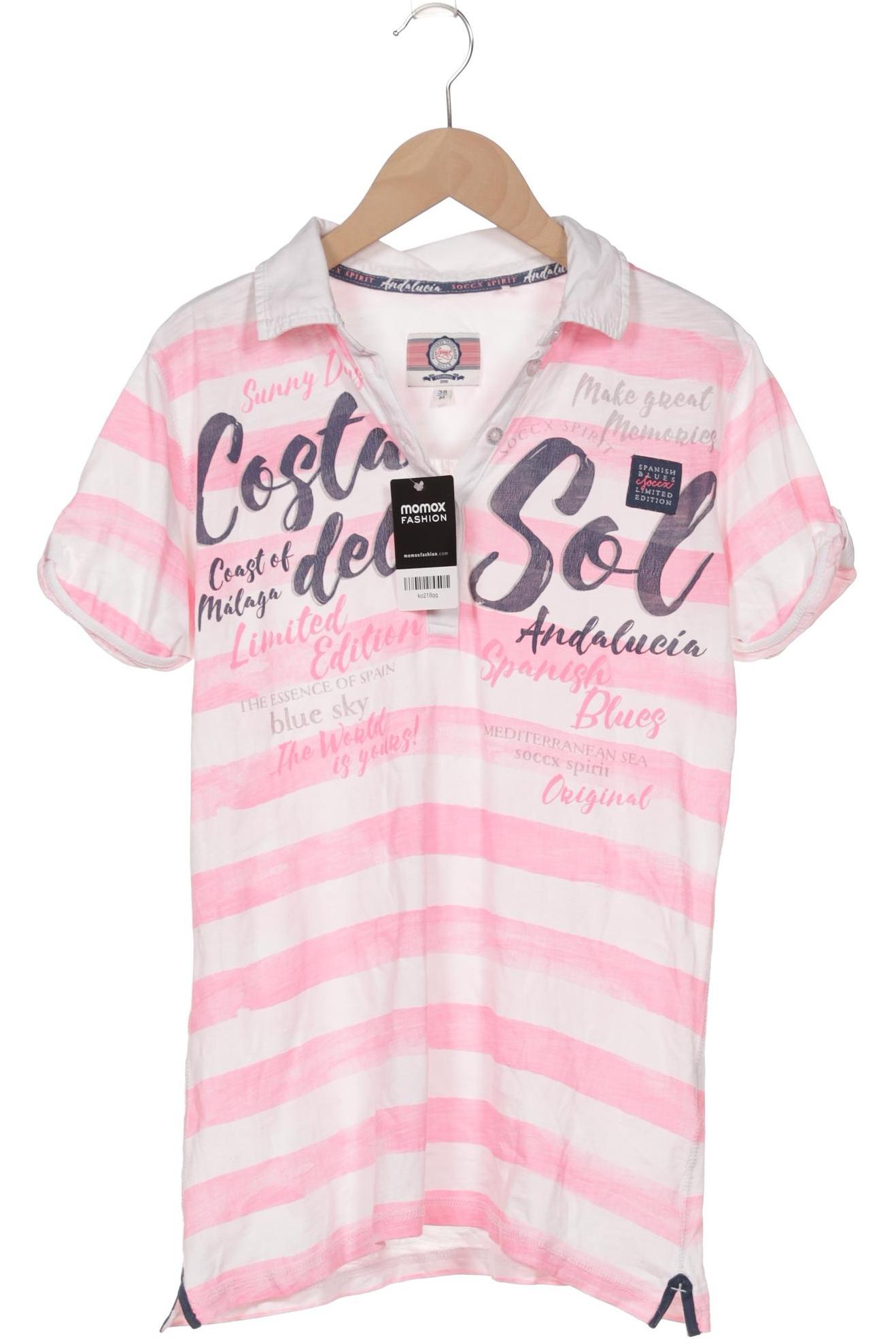 

Soccx Damen Poloshirt, pink, Gr. 38