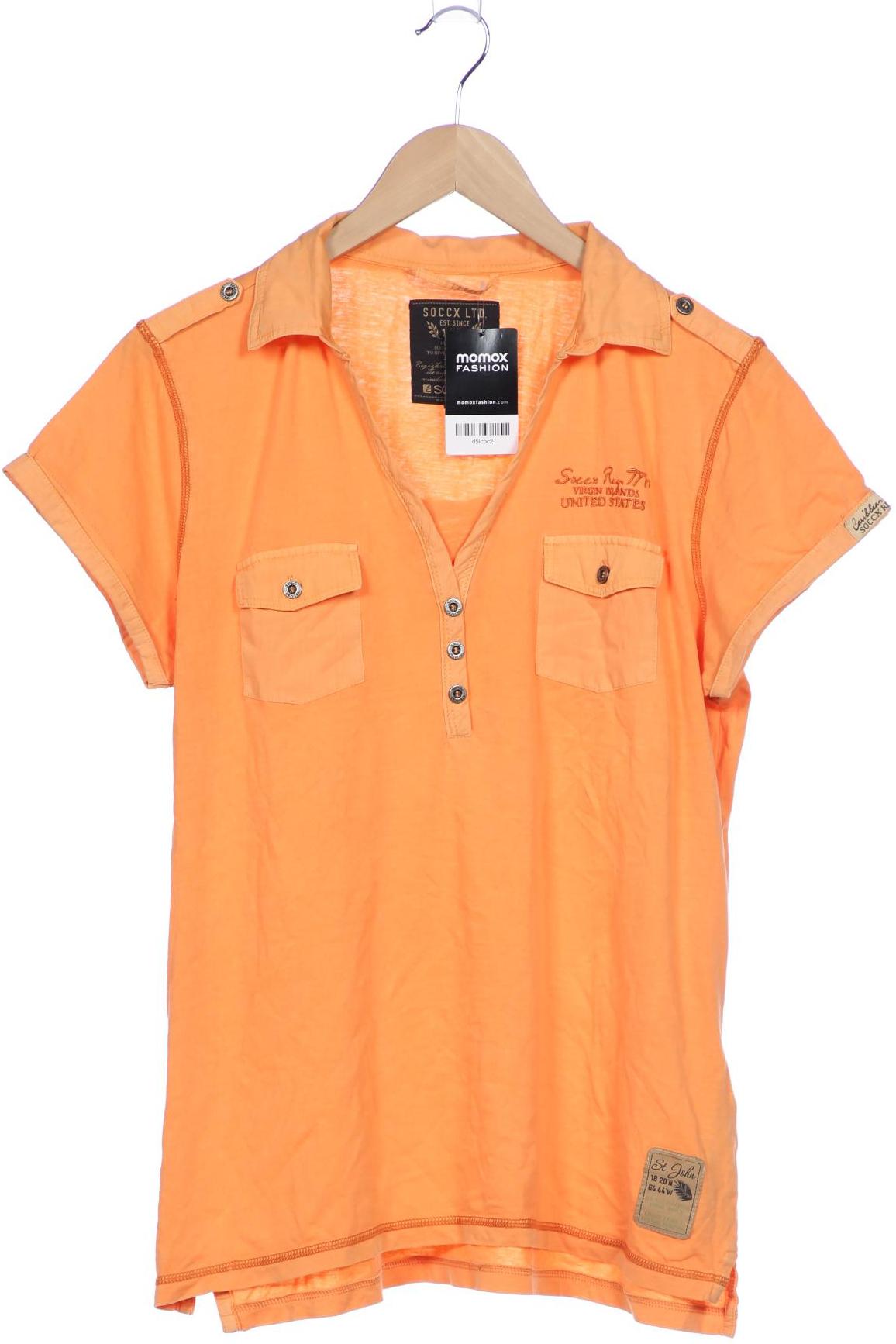 

Soccx Damen Poloshirt, orange, Gr. 44