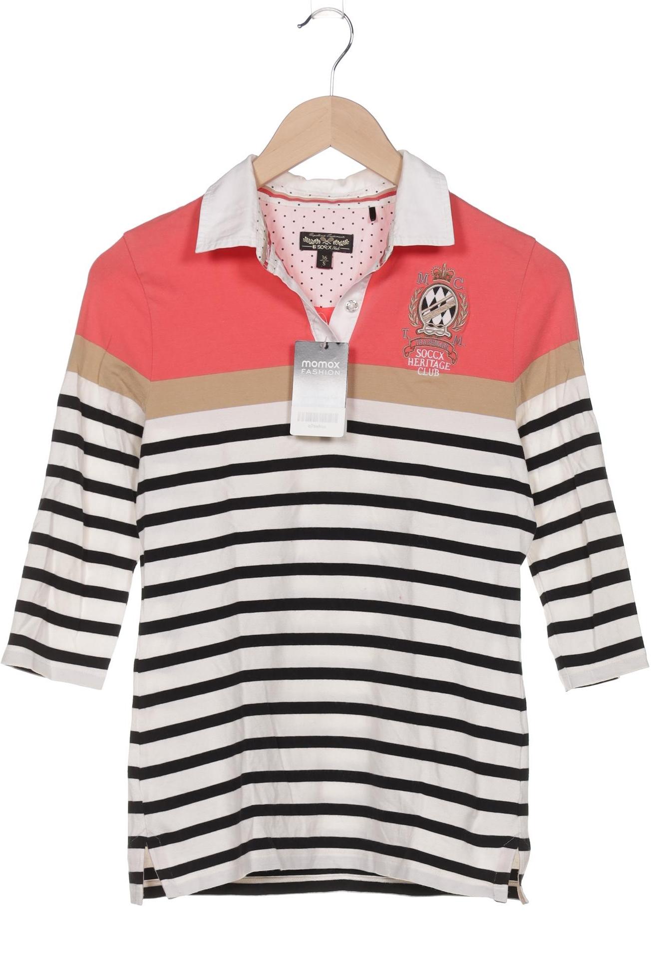

Soccx Damen Poloshirt, weiß, Gr. 36