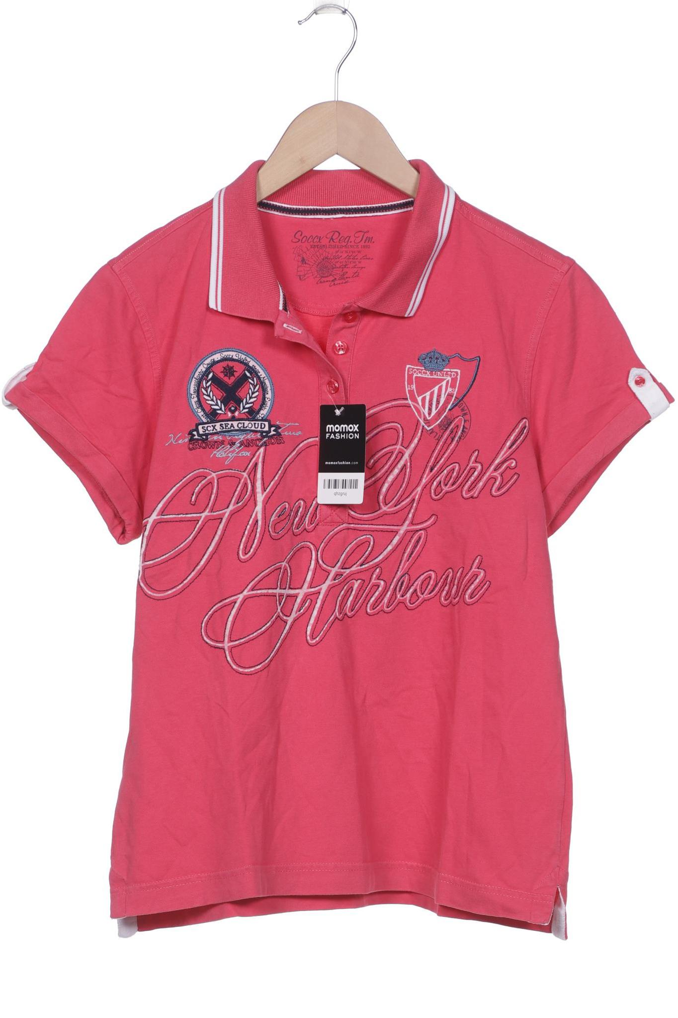 

Soccx Damen Poloshirt, pink, Gr. 42