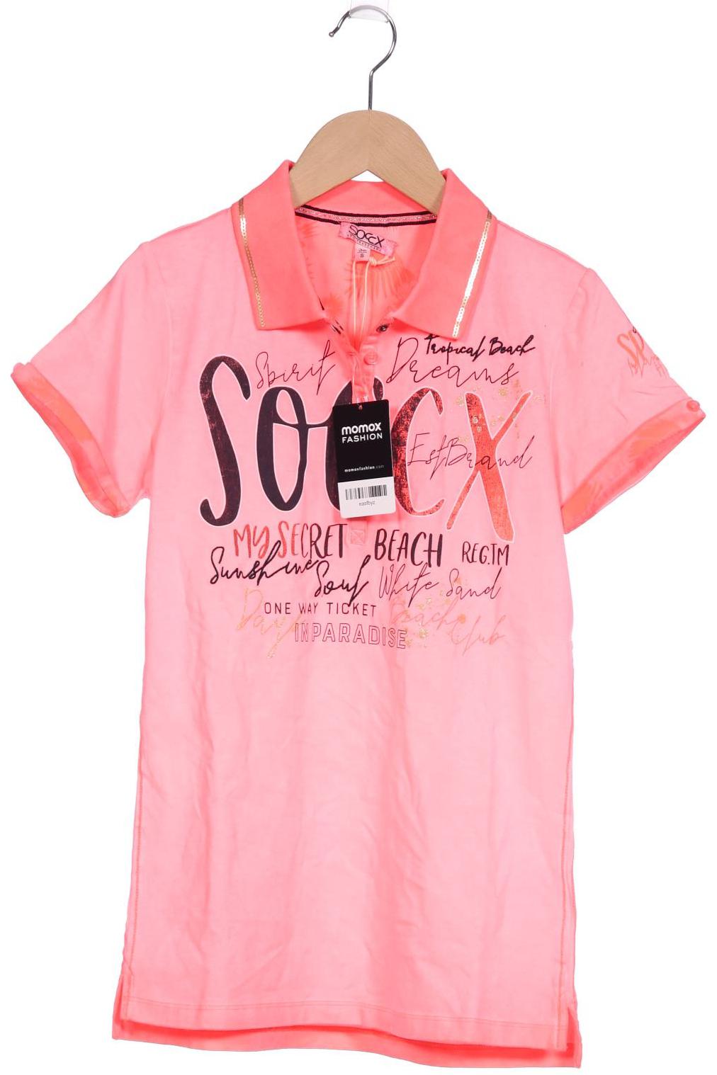

SOCCX Damen Poloshirt, pink