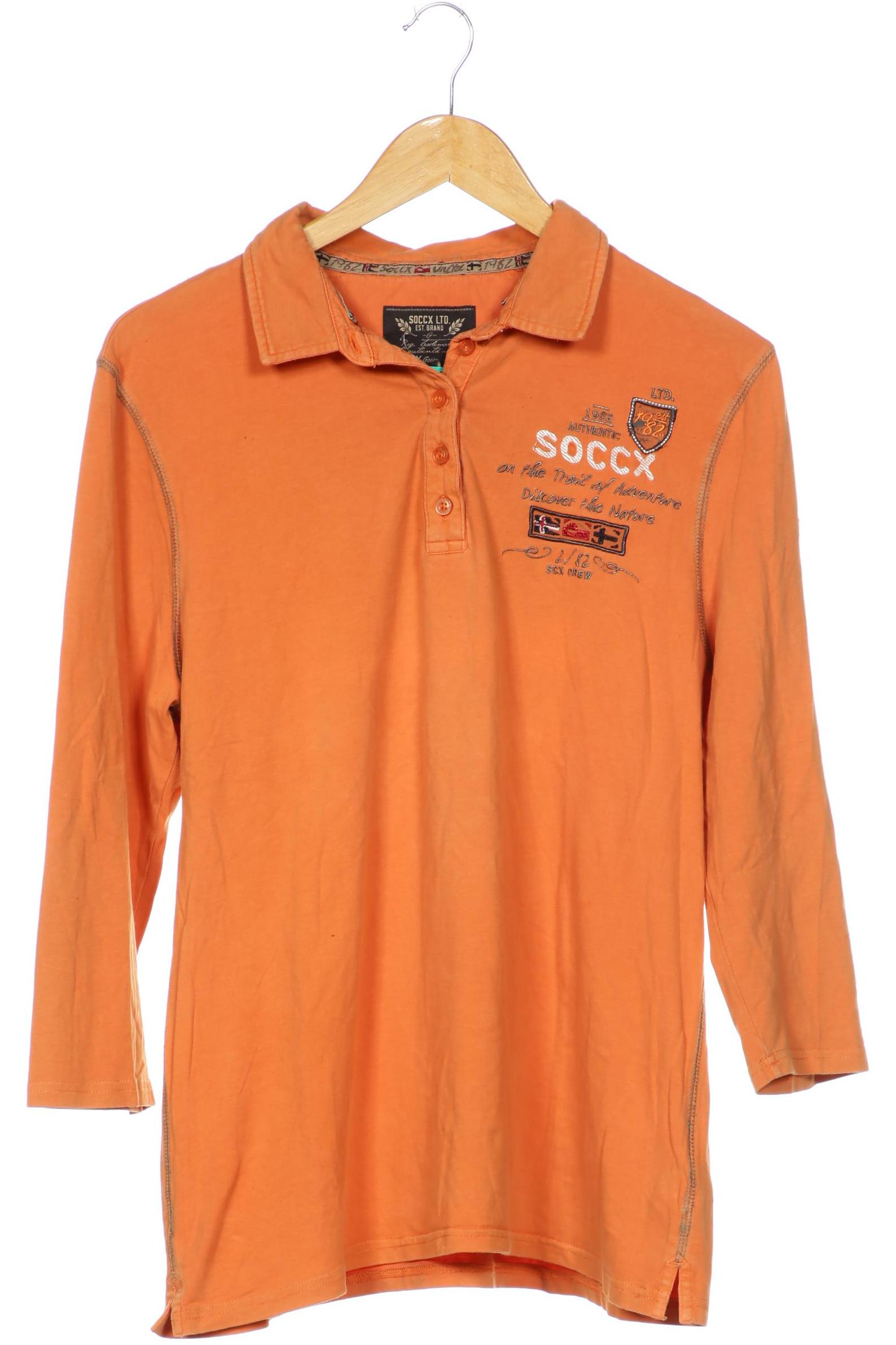 

Soccx Damen Poloshirt, orange, Gr. 44