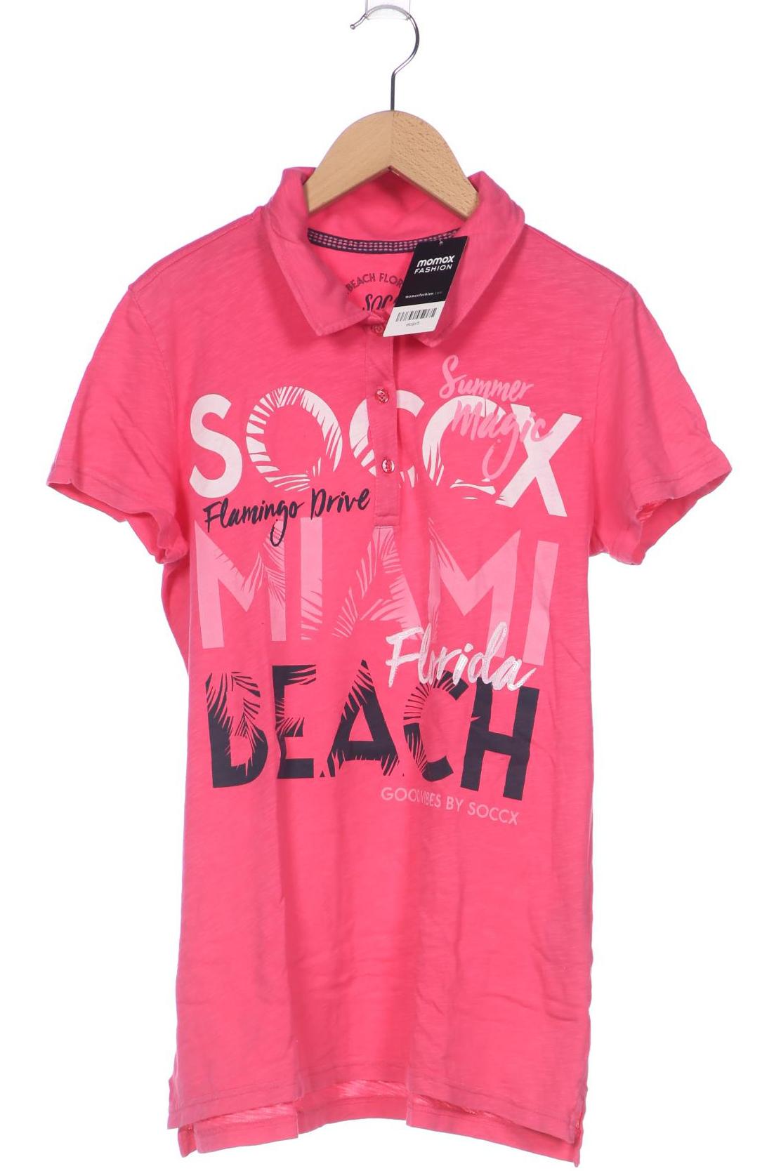 

Soccx Damen Poloshirt, pink, Gr. 40