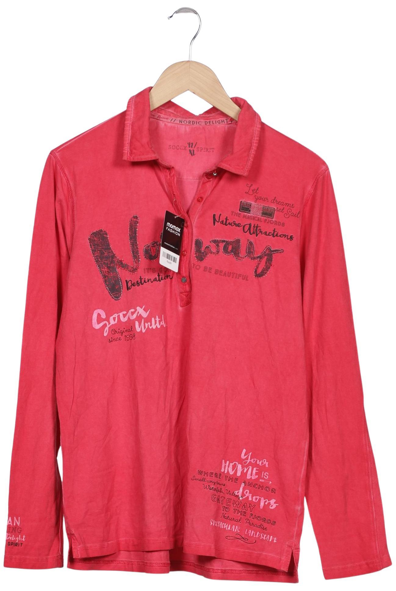

Soccx Damen Poloshirt, pink, Gr. 42