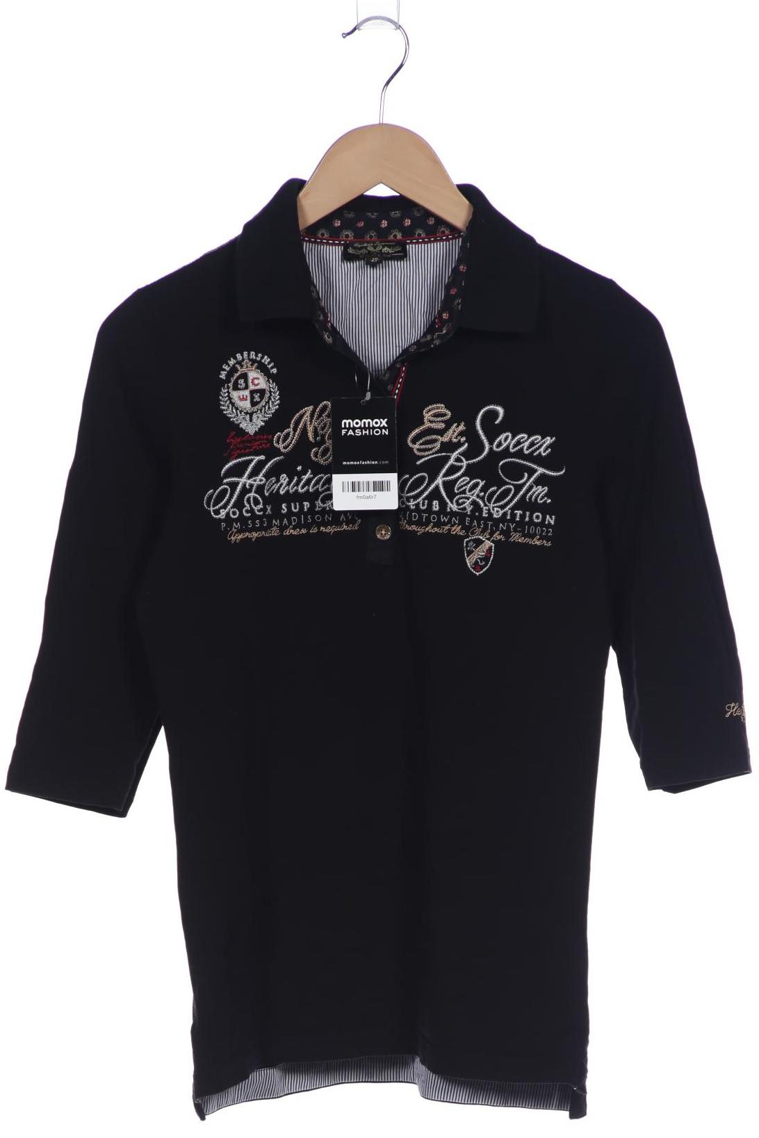 

Soccx Damen Poloshirt, schwarz, Gr. 38