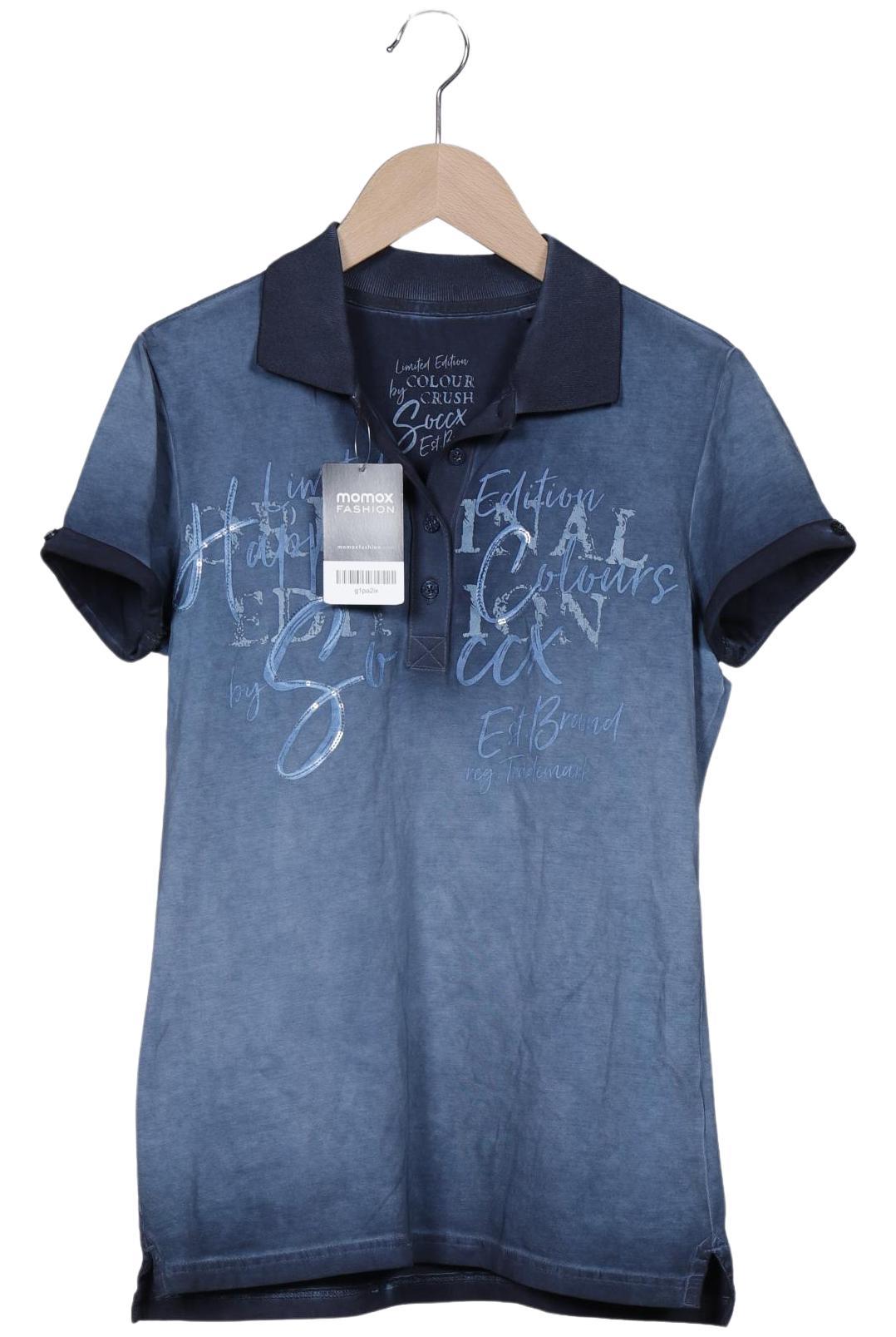 

Soccx Damen Poloshirt, marineblau, Gr. 36
