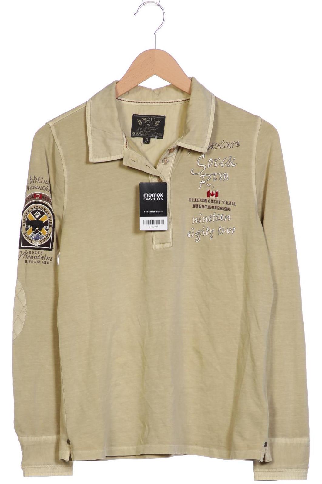 

SOCCX Damen Poloshirt, gelb