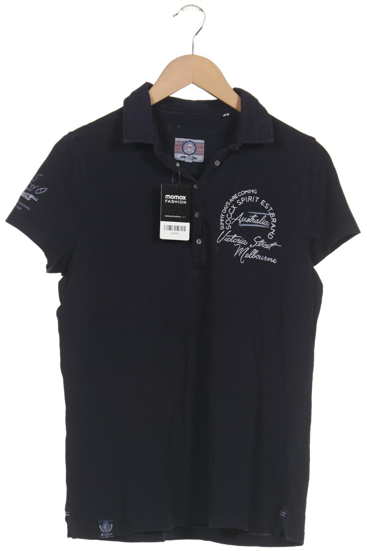 

Soccx Damen Poloshirt, marineblau, Gr. 40