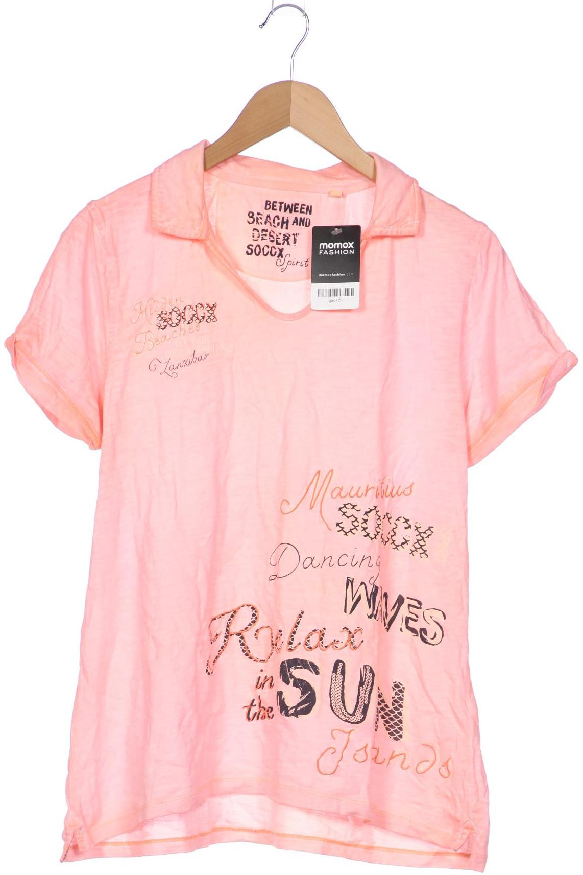 

Soccx Damen Poloshirt, pink, Gr. 44