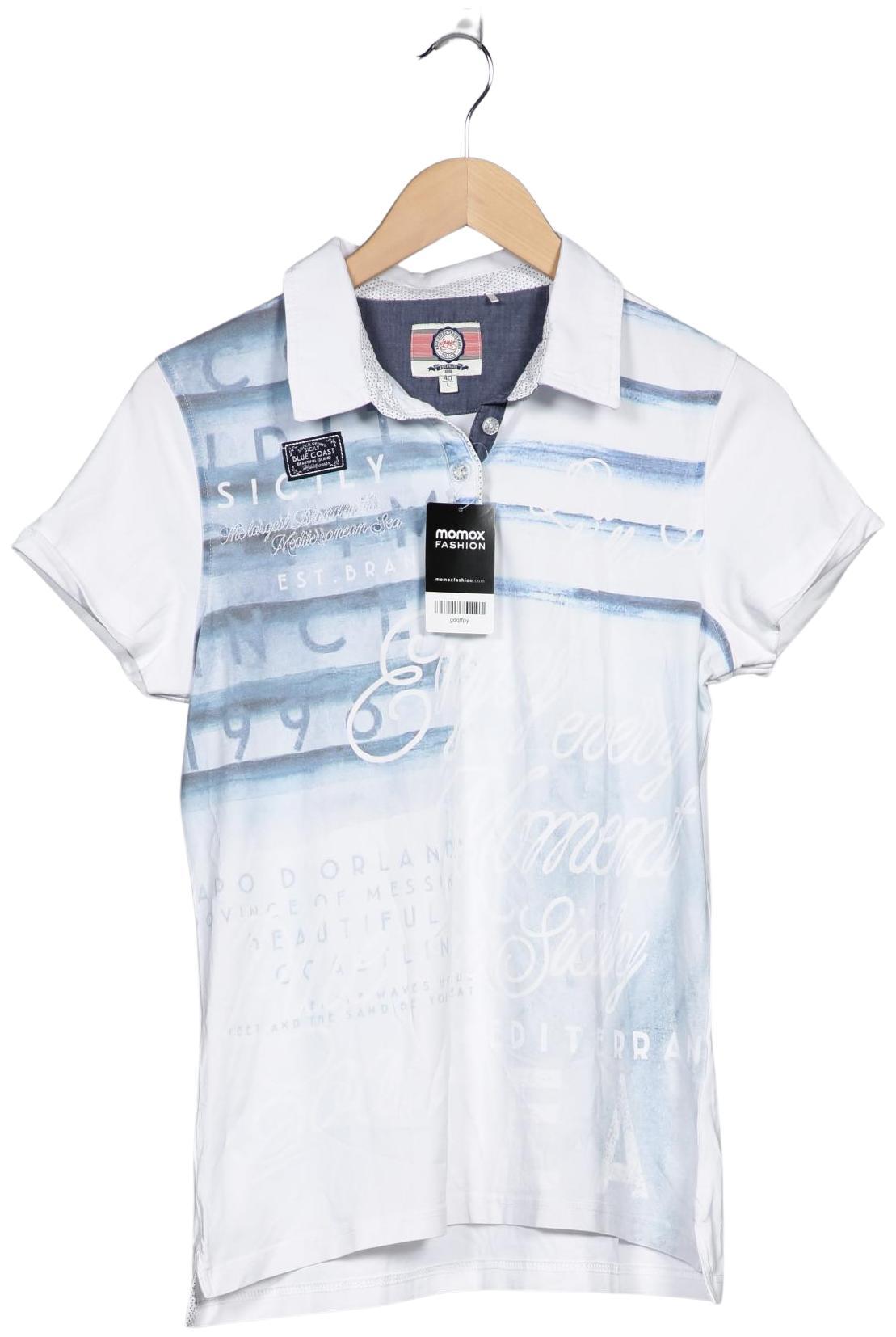 

Soccx Damen Poloshirt, weiß, Gr. 40