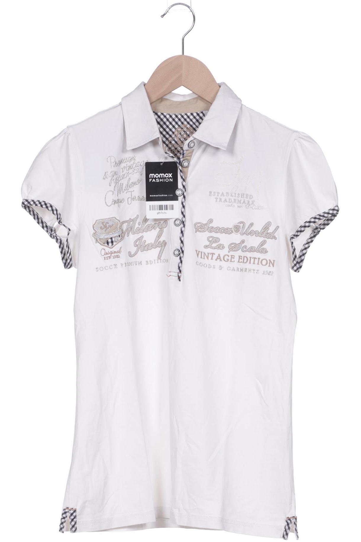 

Soccx Damen Poloshirt, cremeweiß, Gr. 38