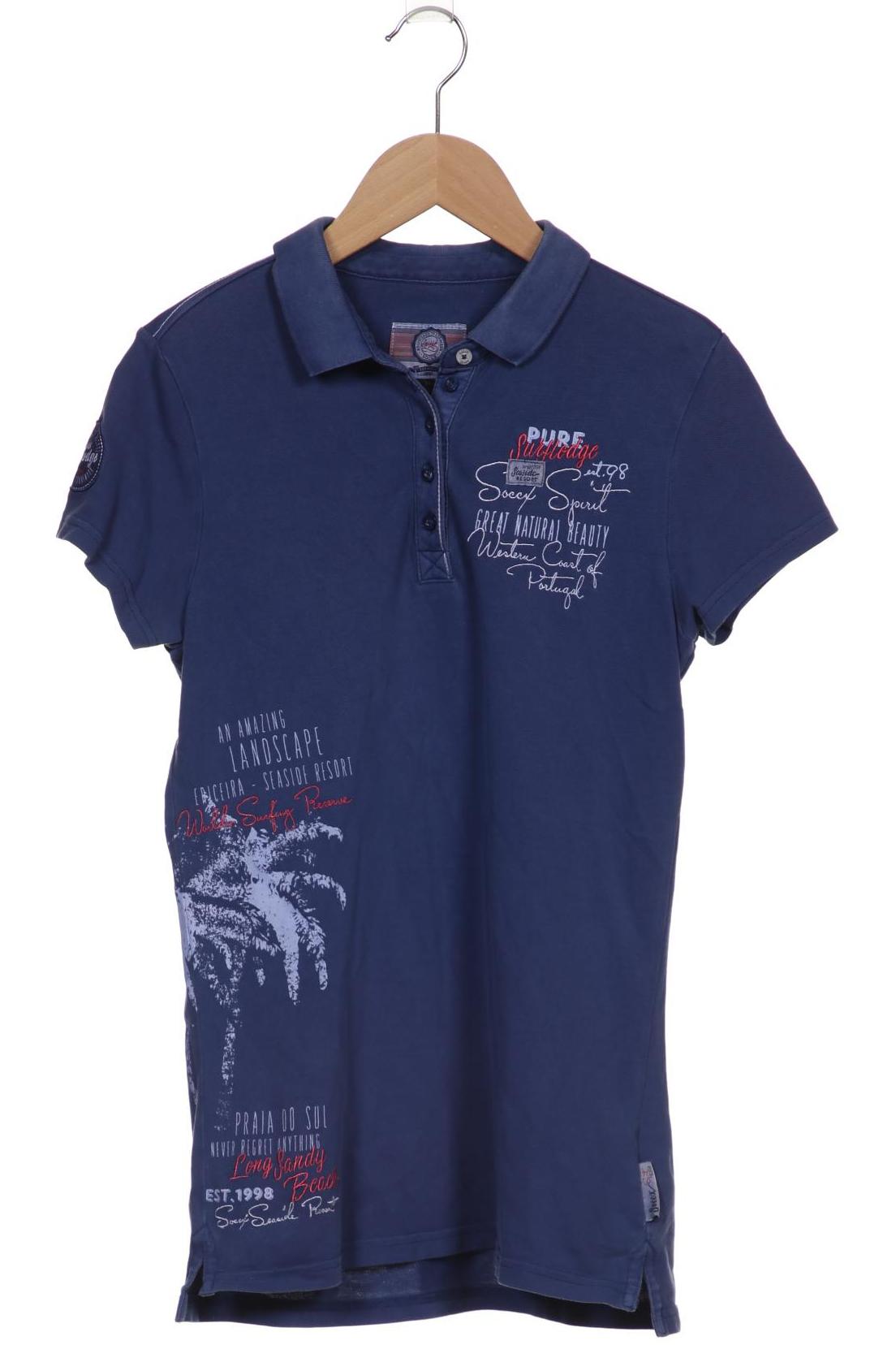 

SOCCX Damen Poloshirt, marineblau
