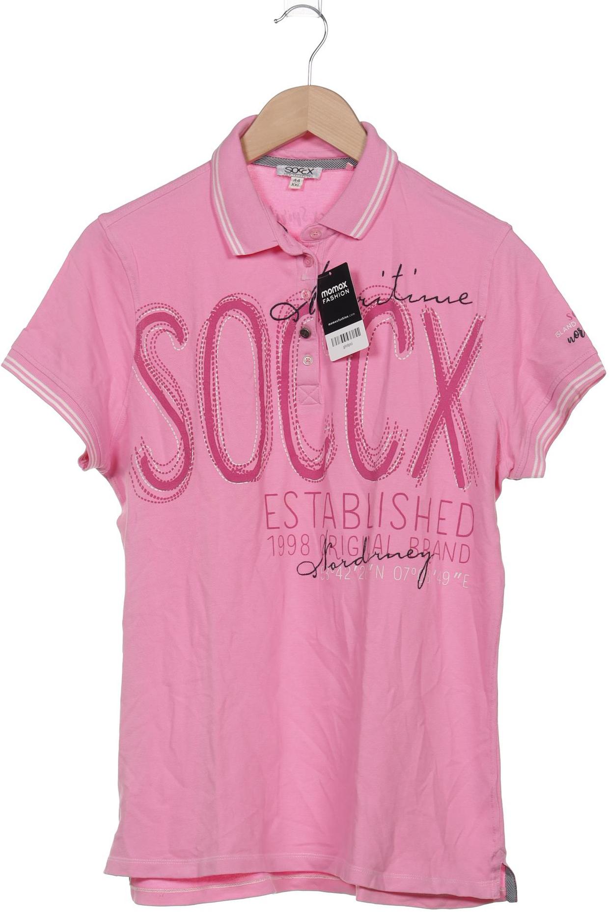 

Soccx Damen Poloshirt, pink, Gr. 44