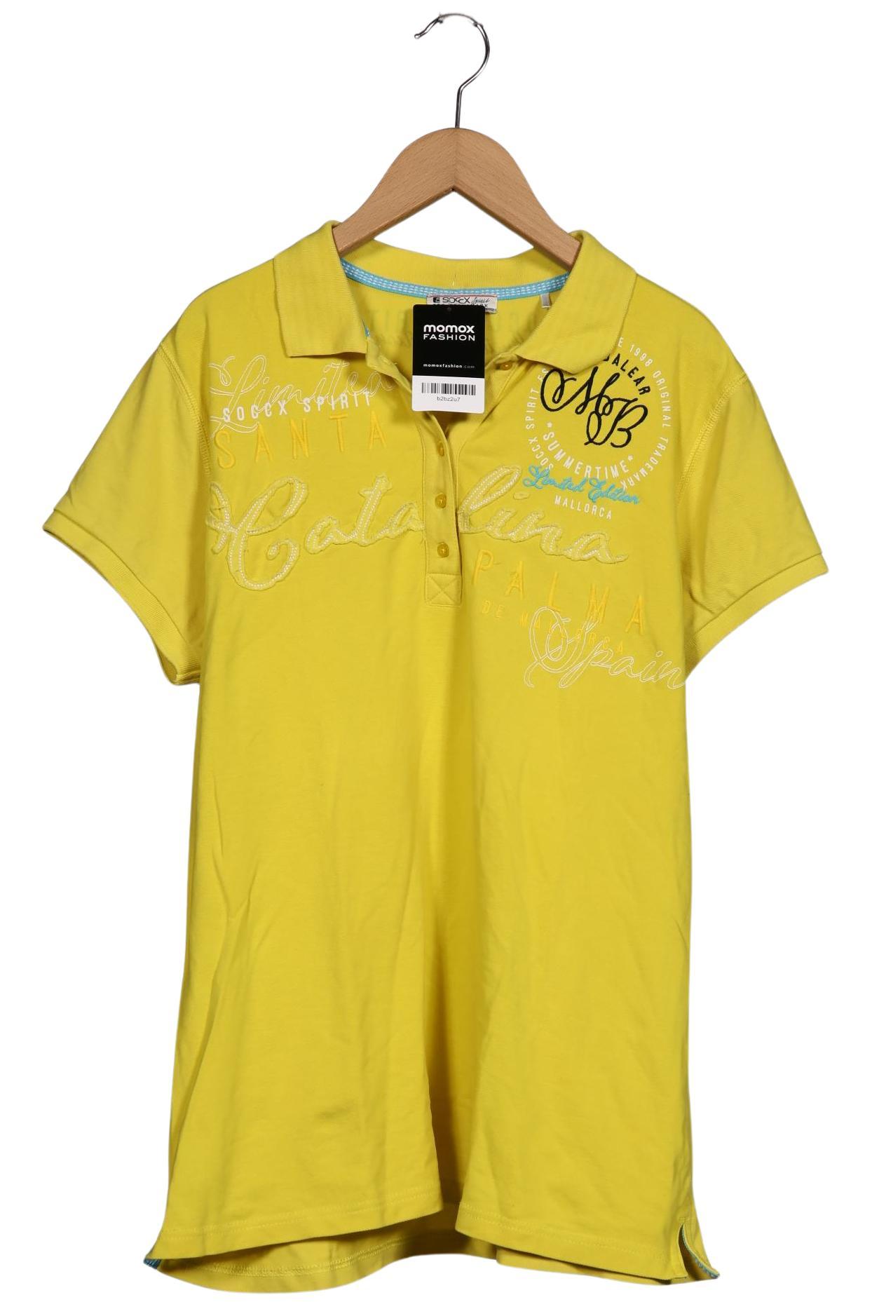 

Soccx Damen Poloshirt, gelb, Gr. 44