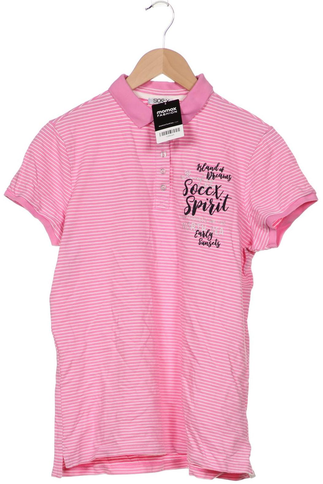 

Soccx Damen Poloshirt, pink, Gr. 42