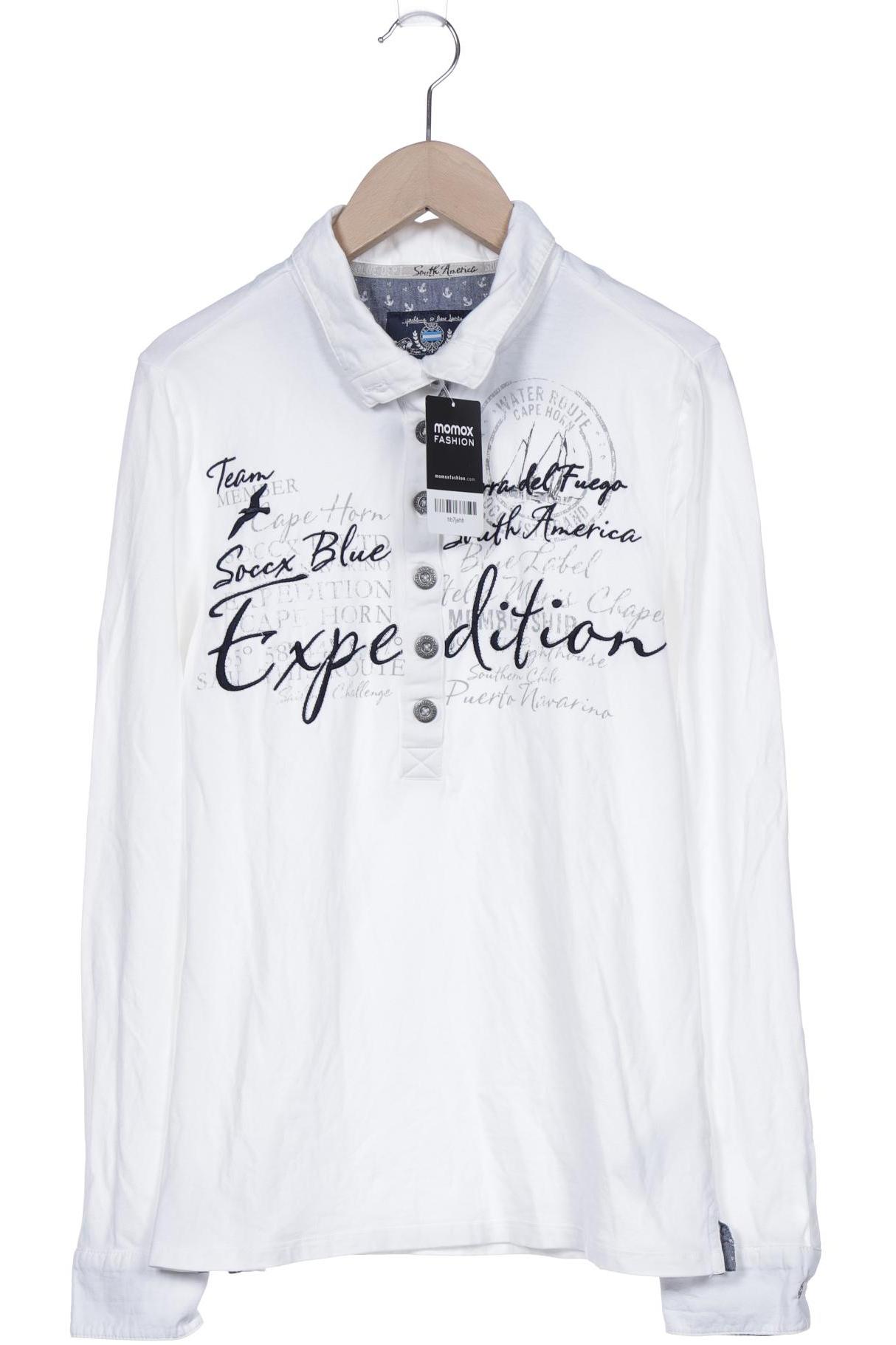 

Soccx Damen Poloshirt, weiß, Gr. 38