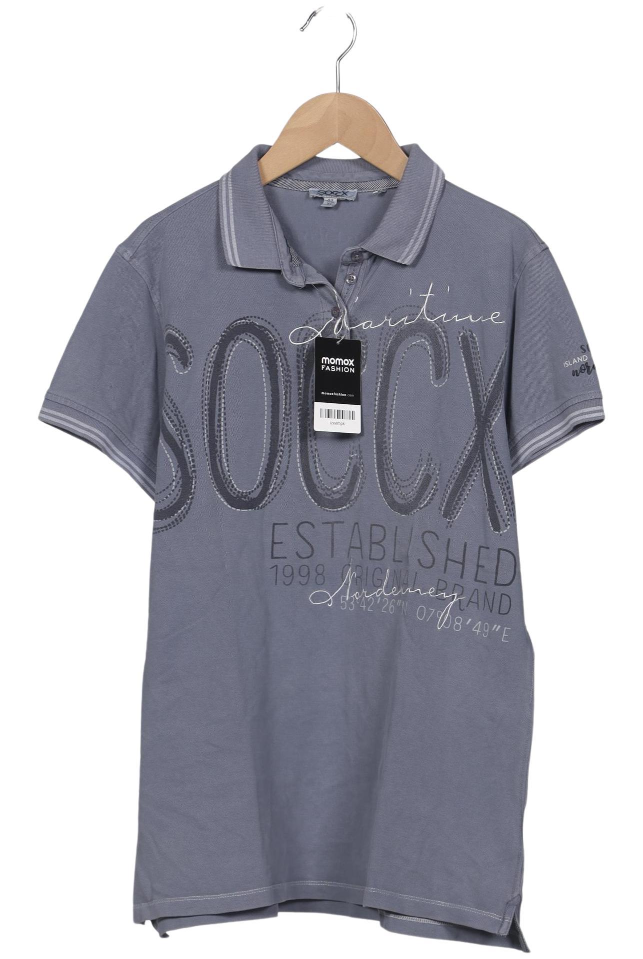 

Soccx Damen Poloshirt, grau, Gr. 42