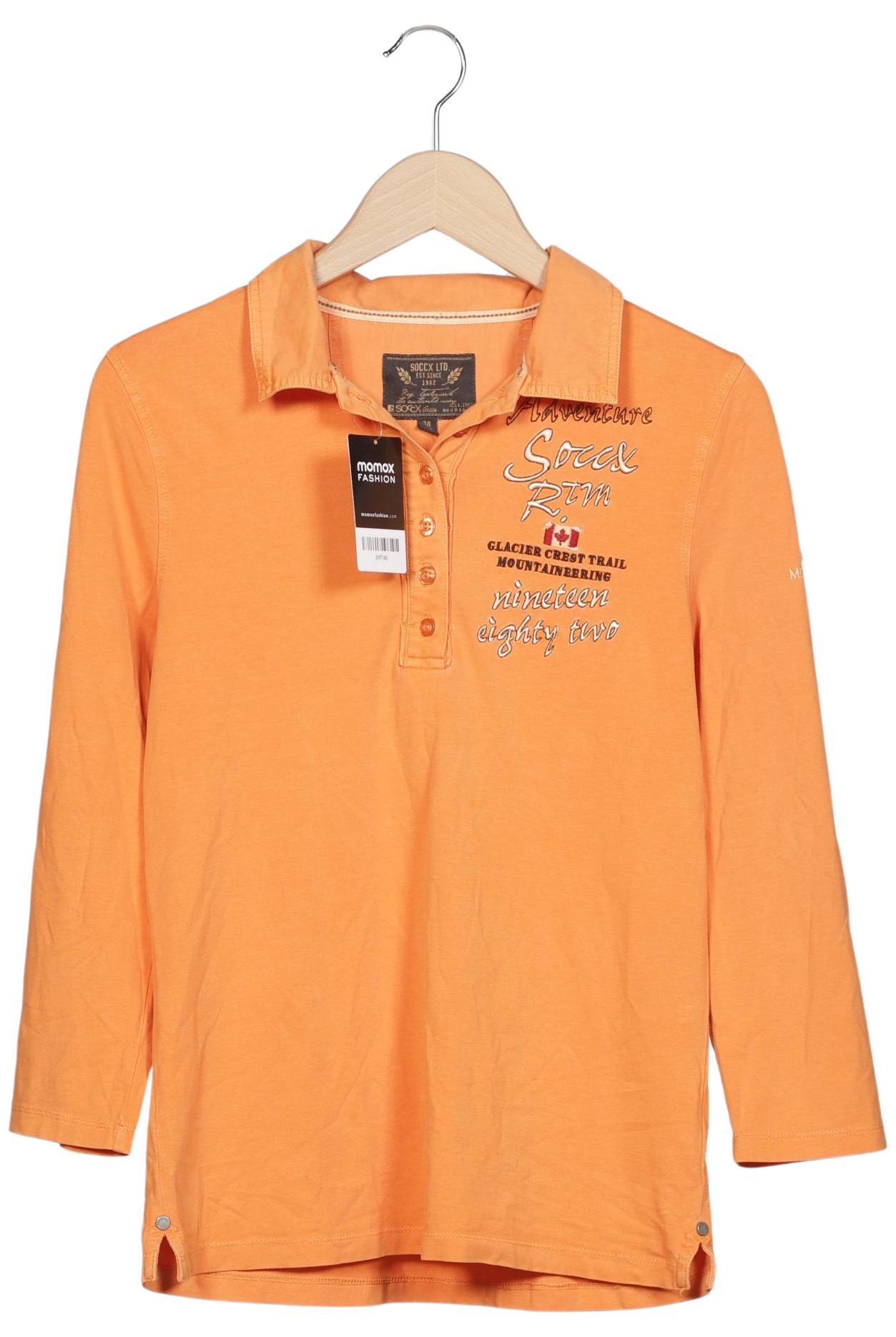 

Soccx Damen Poloshirt, orange, Gr. 38