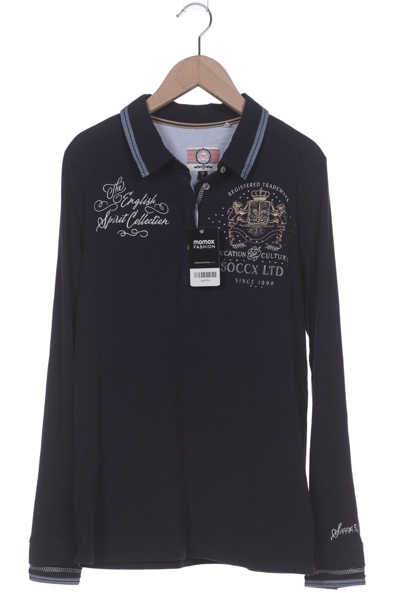 

Soccx Damen Poloshirt, marineblau, Gr. 40