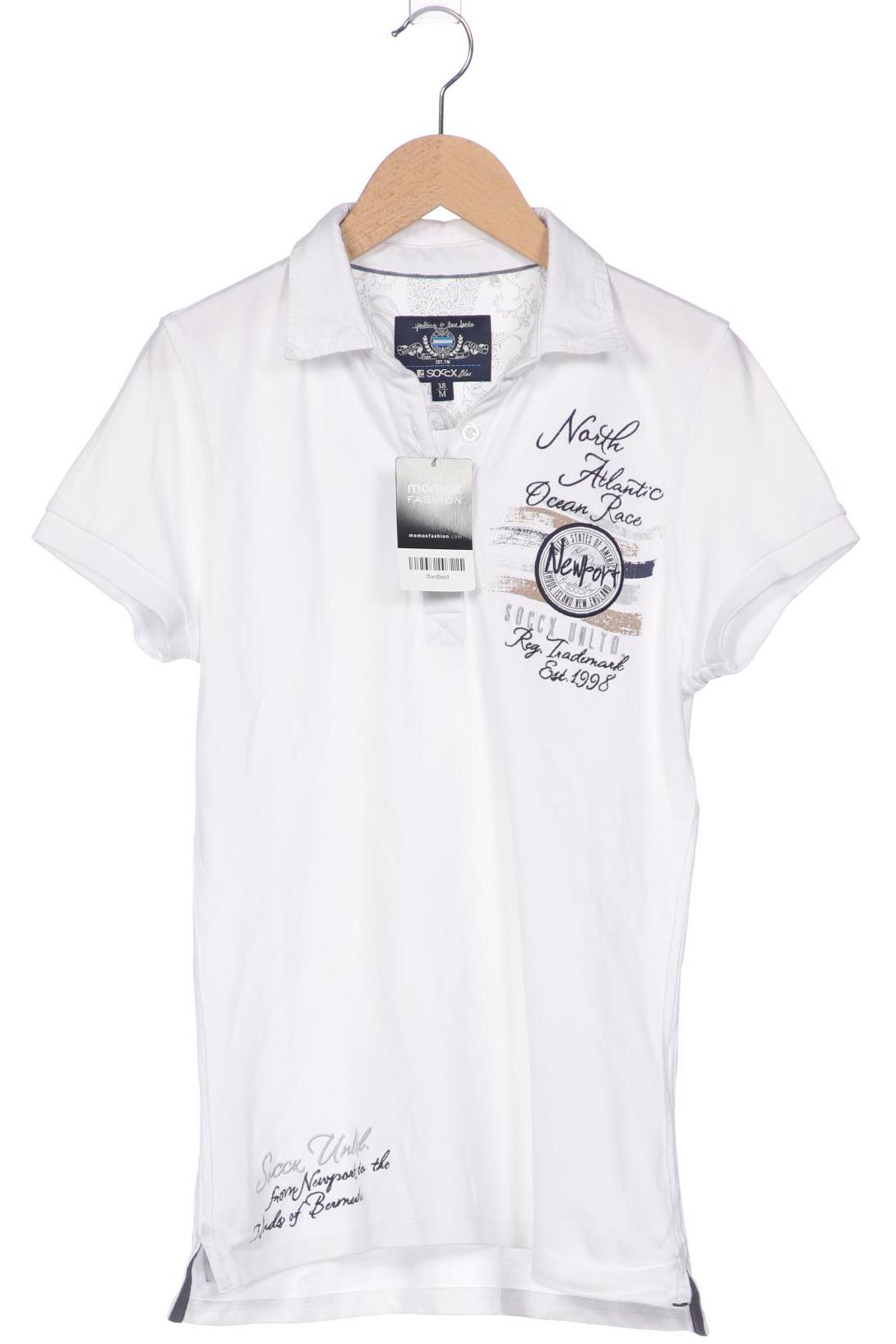 

Soccx Damen Poloshirt, weiß, Gr. 38