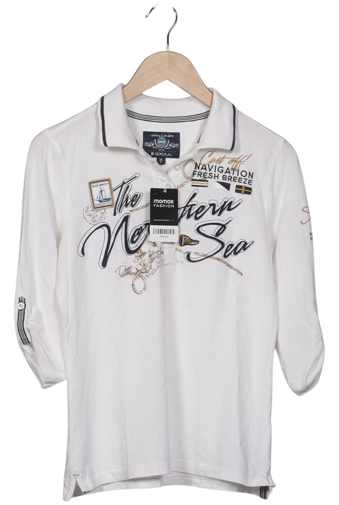 

Soccx Damen Poloshirt, weiß, Gr. 36