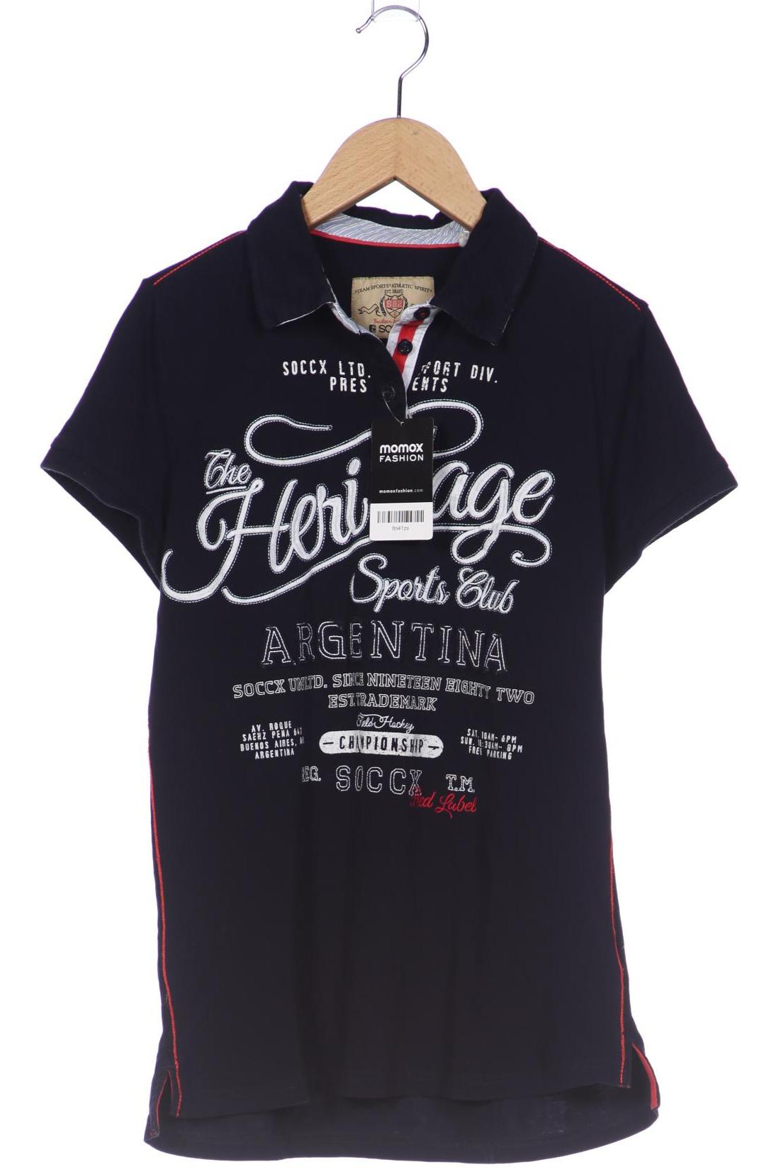 

Soccx Damen Poloshirt, marineblau, Gr. 38