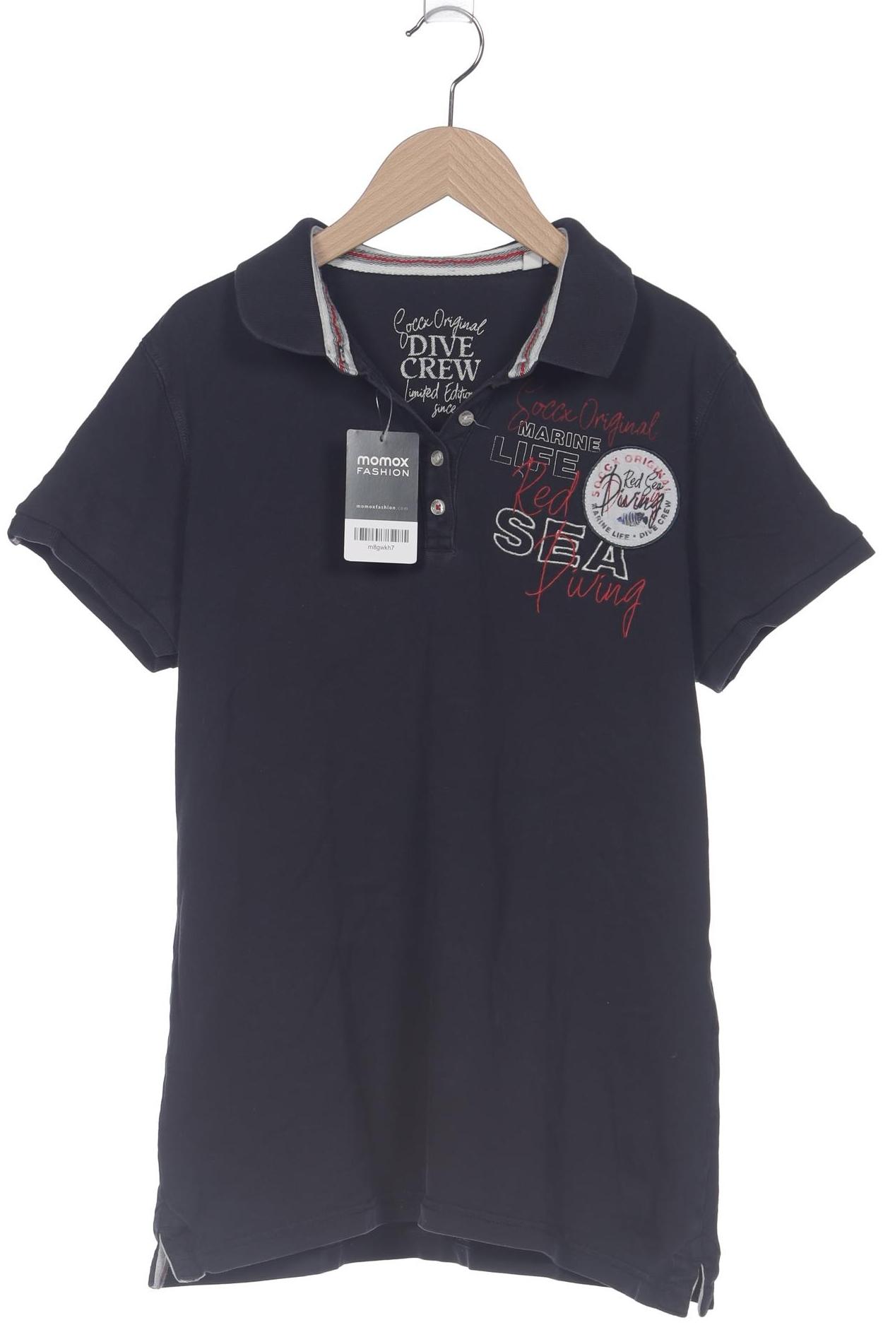 

Soccx Damen Poloshirt, marineblau, Gr. 42