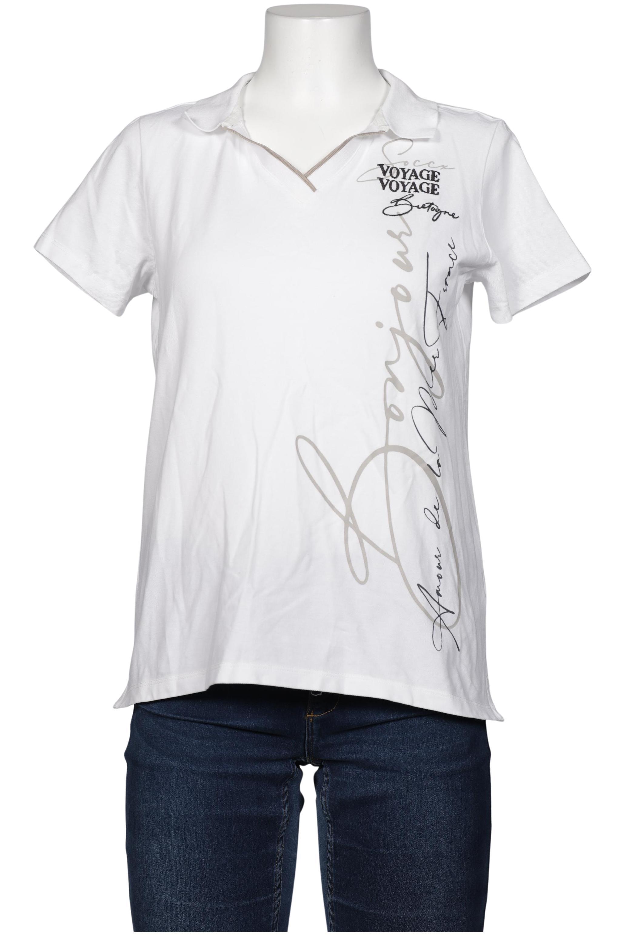 

Soccx Damen Poloshirt, weiß, Gr. 38