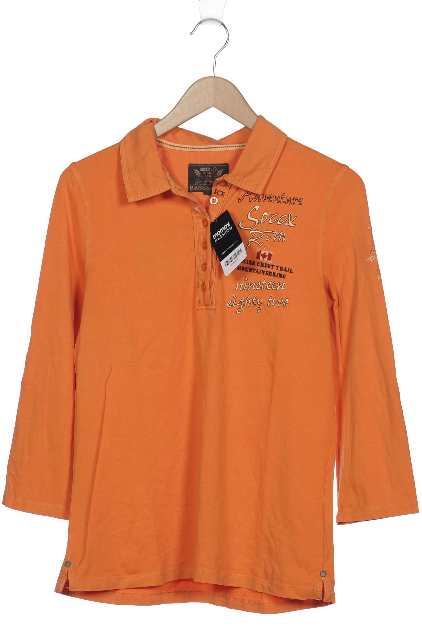 

SOCCX Damen Poloshirt, orange