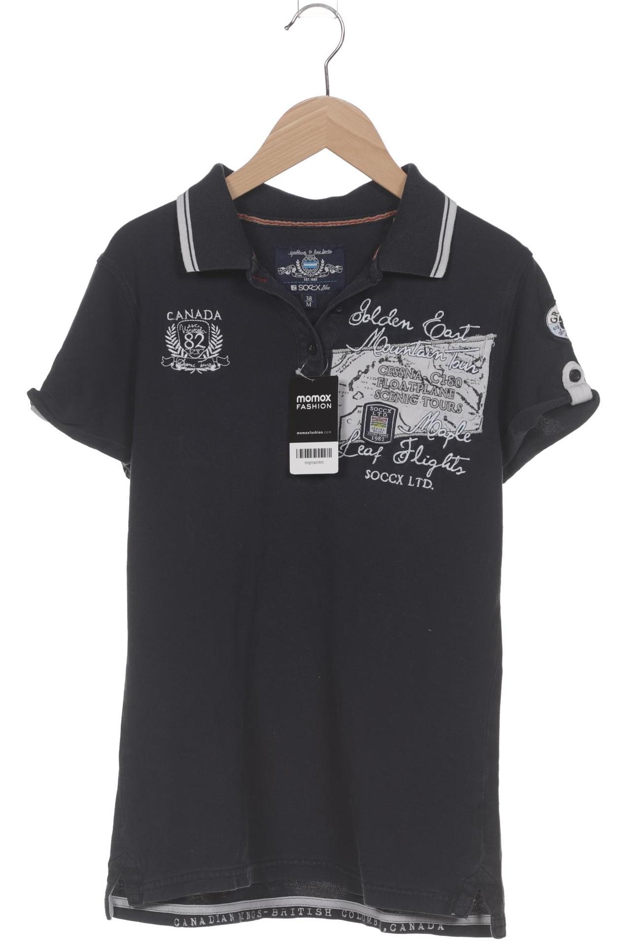 

Soccx Damen Poloshirt, marineblau, Gr. 38