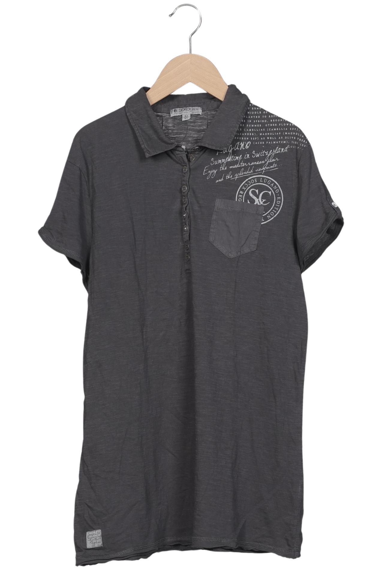 

Soccx Damen Poloshirt, grau, Gr. 42