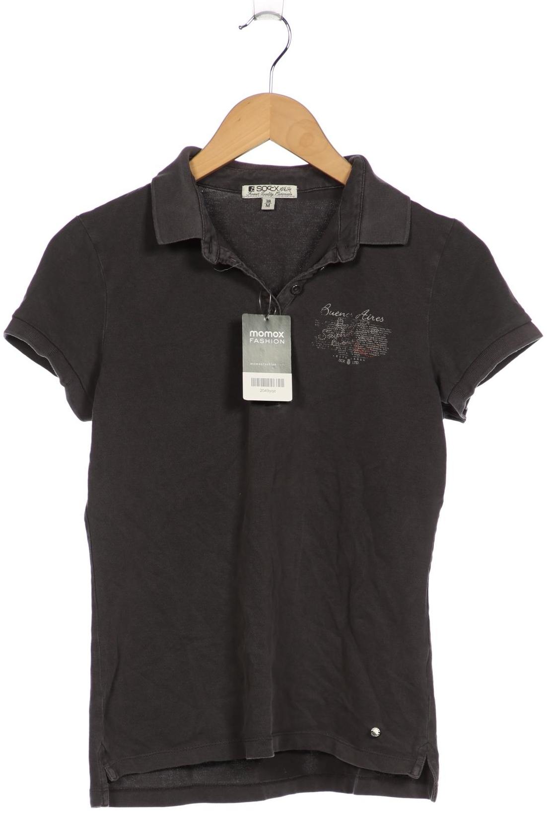 

Soccx Damen Poloshirt, grau, Gr. 38