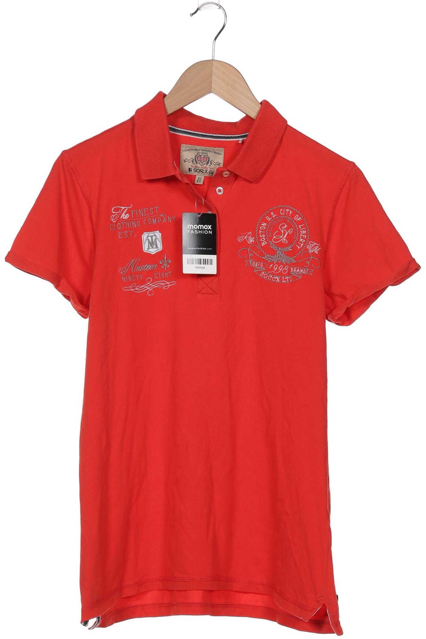 

Soccx Damen Poloshirt, orange, Gr. 42