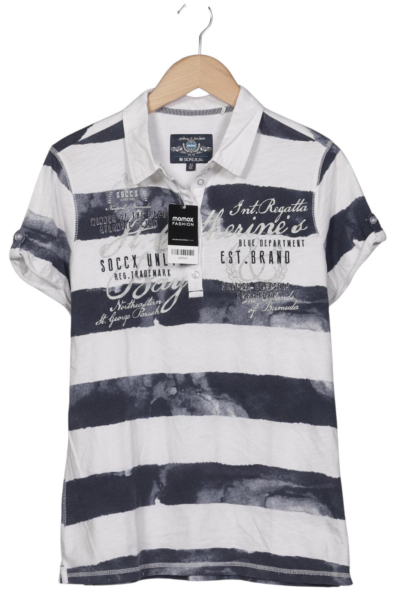 

Soccx Damen Poloshirt, mehrfarbig, Gr. 42