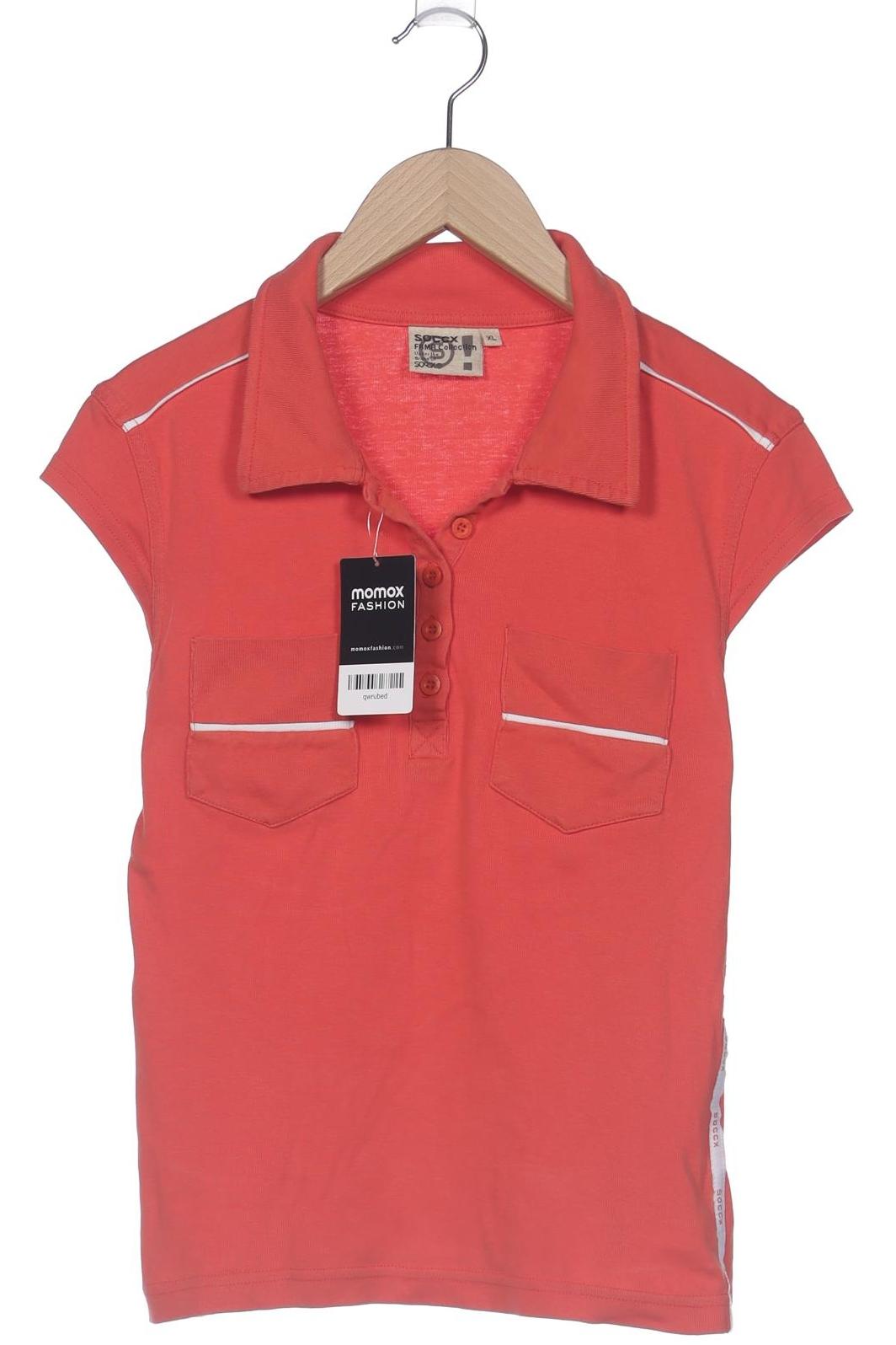 

Soccx Damen Poloshirt, orange, Gr. 44