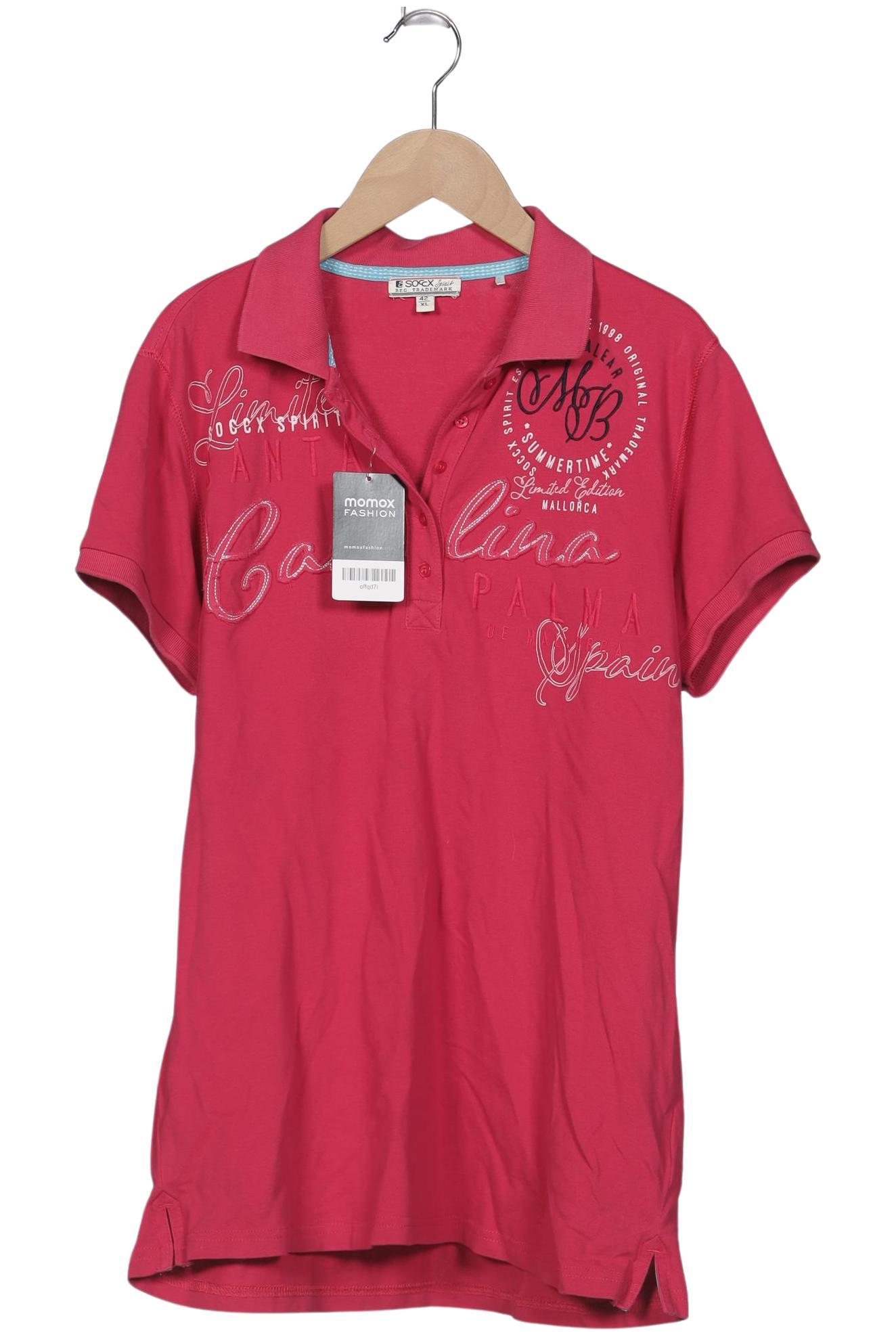 

Soccx Damen Poloshirt, pink, Gr. 42