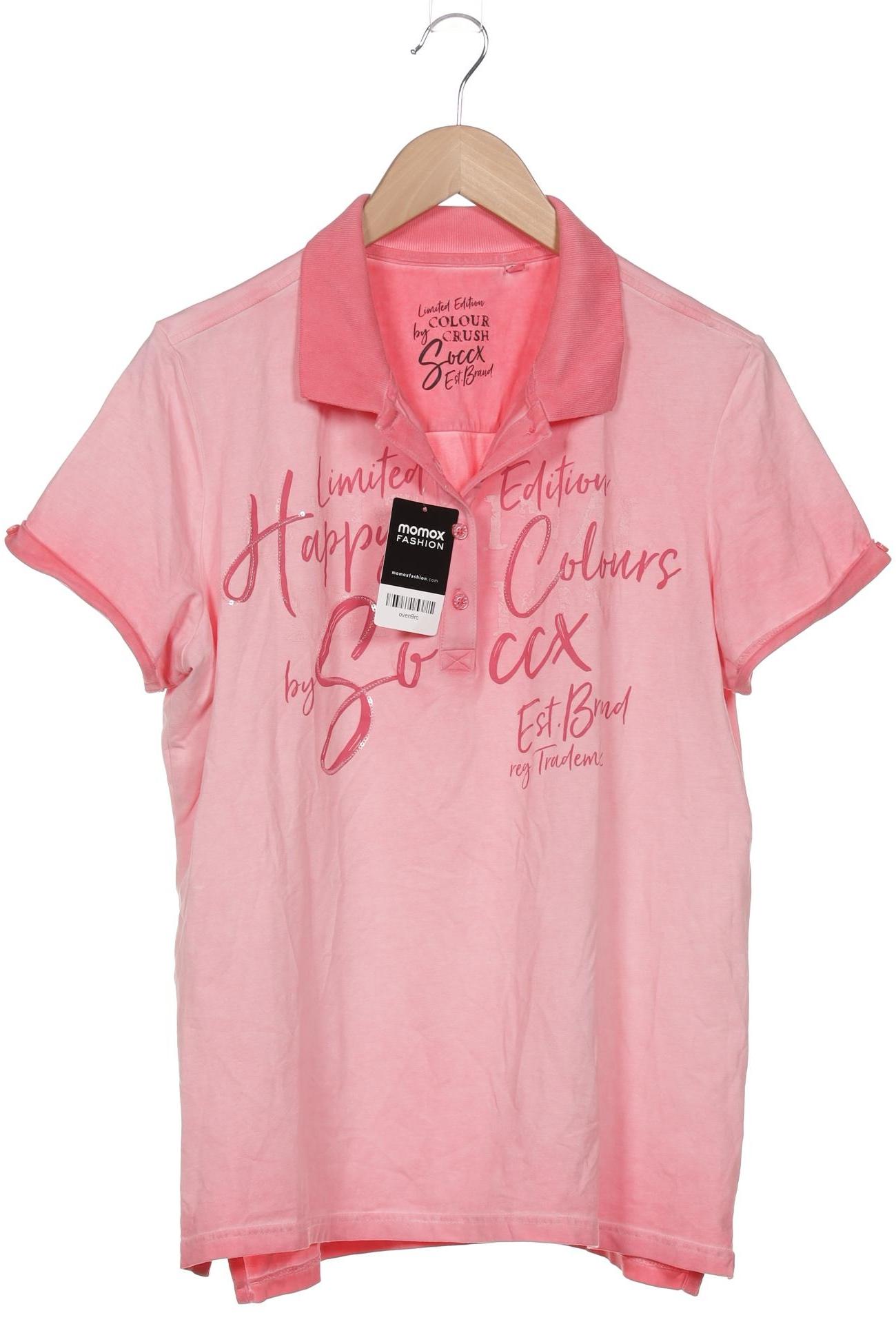

Soccx Damen Poloshirt, pink, Gr. 44