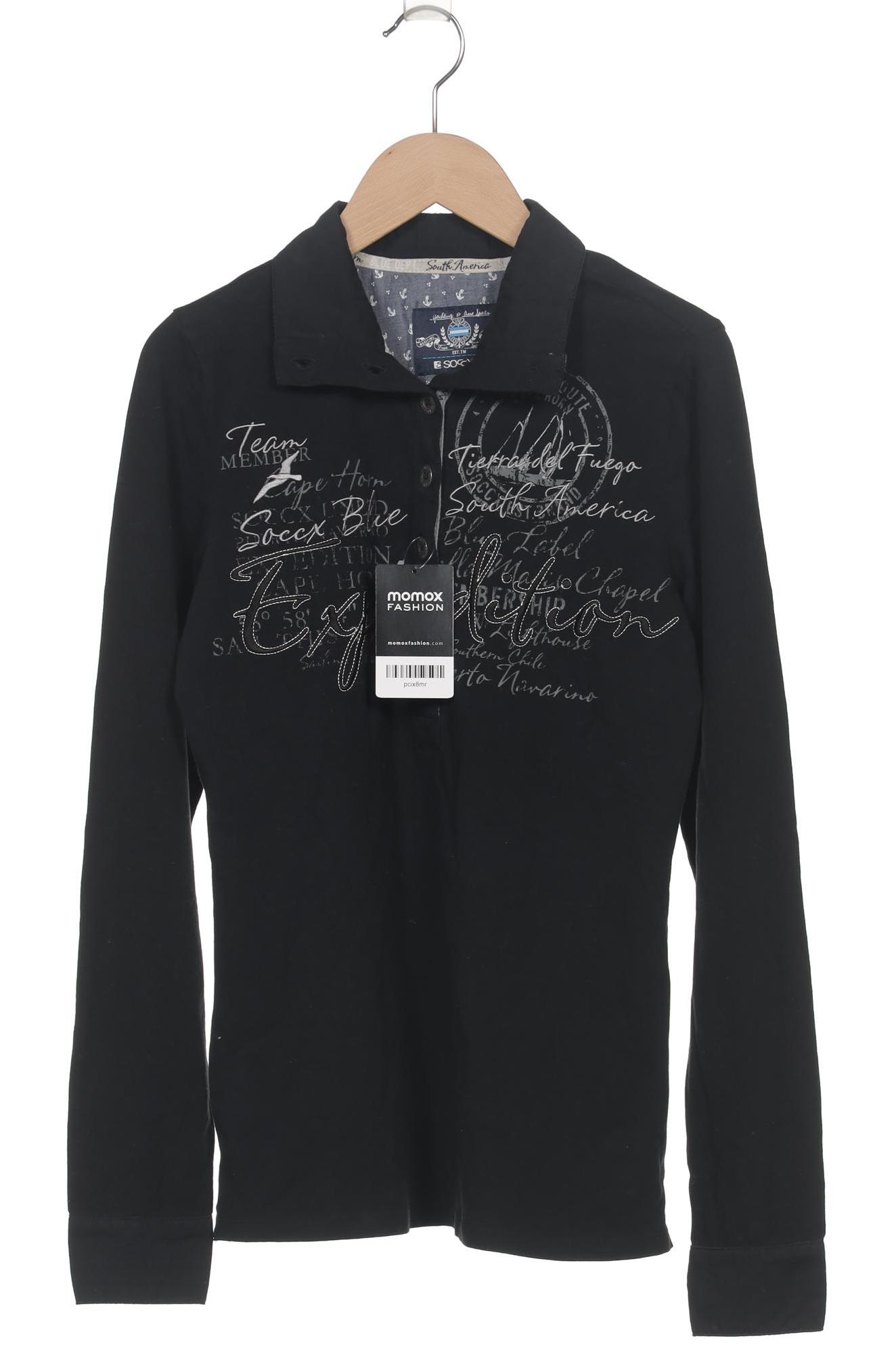 

Soccx Damen Poloshirt, schwarz, Gr. 36
