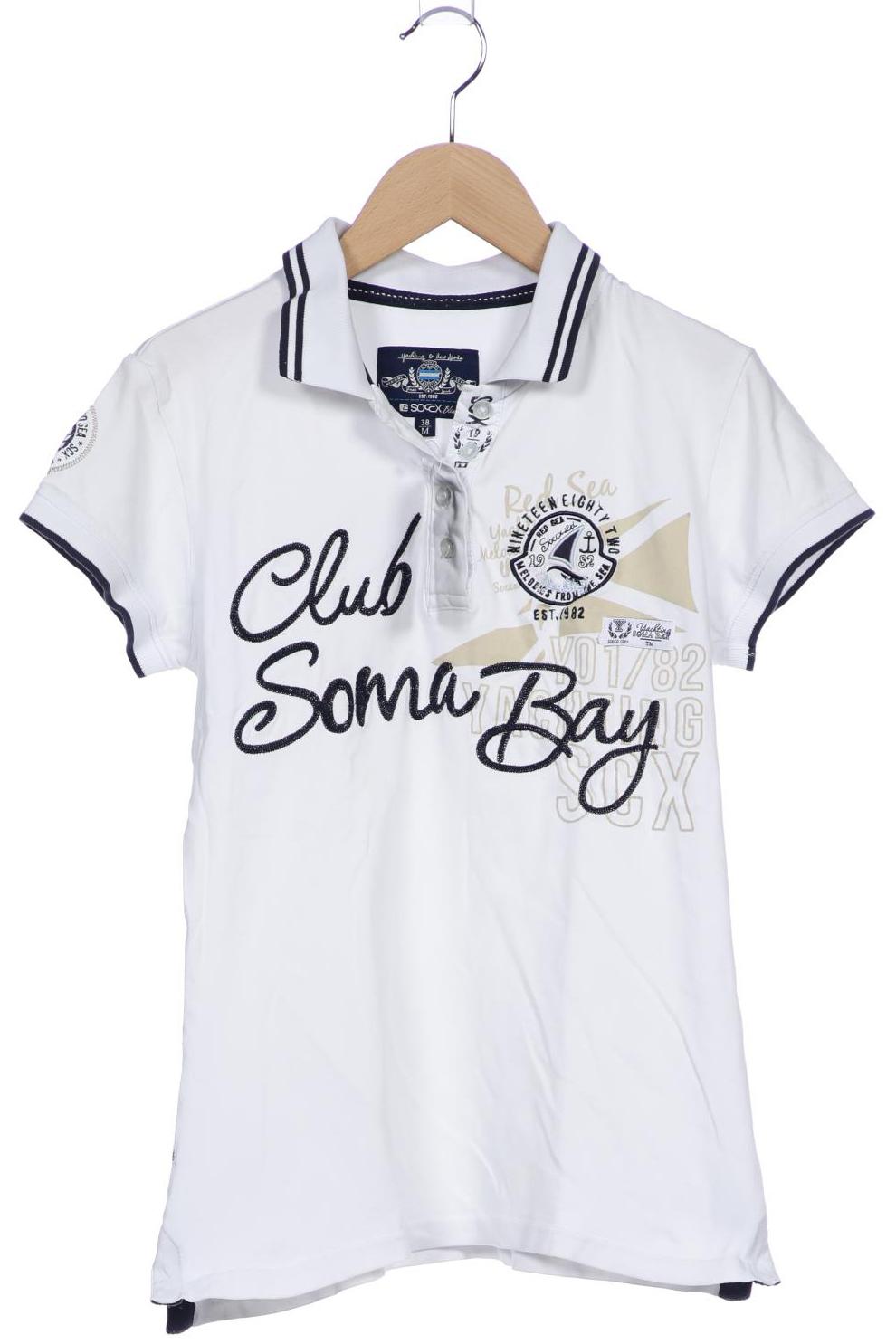 

Soccx Damen Poloshirt, weiß, Gr. 38