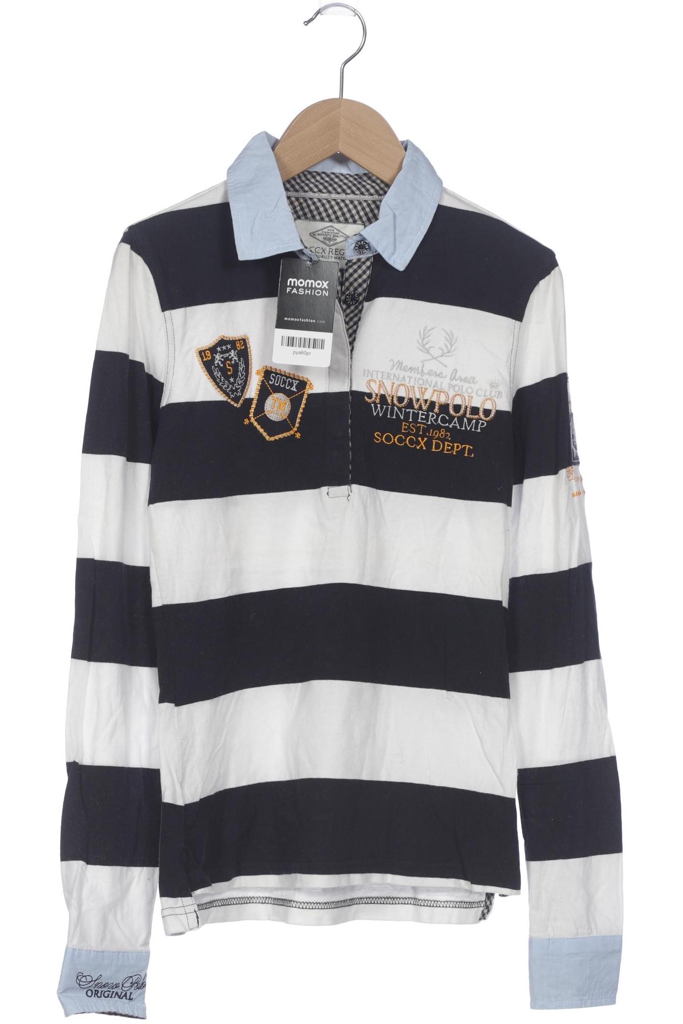 

Soccx Damen Poloshirt, marineblau, Gr. 34