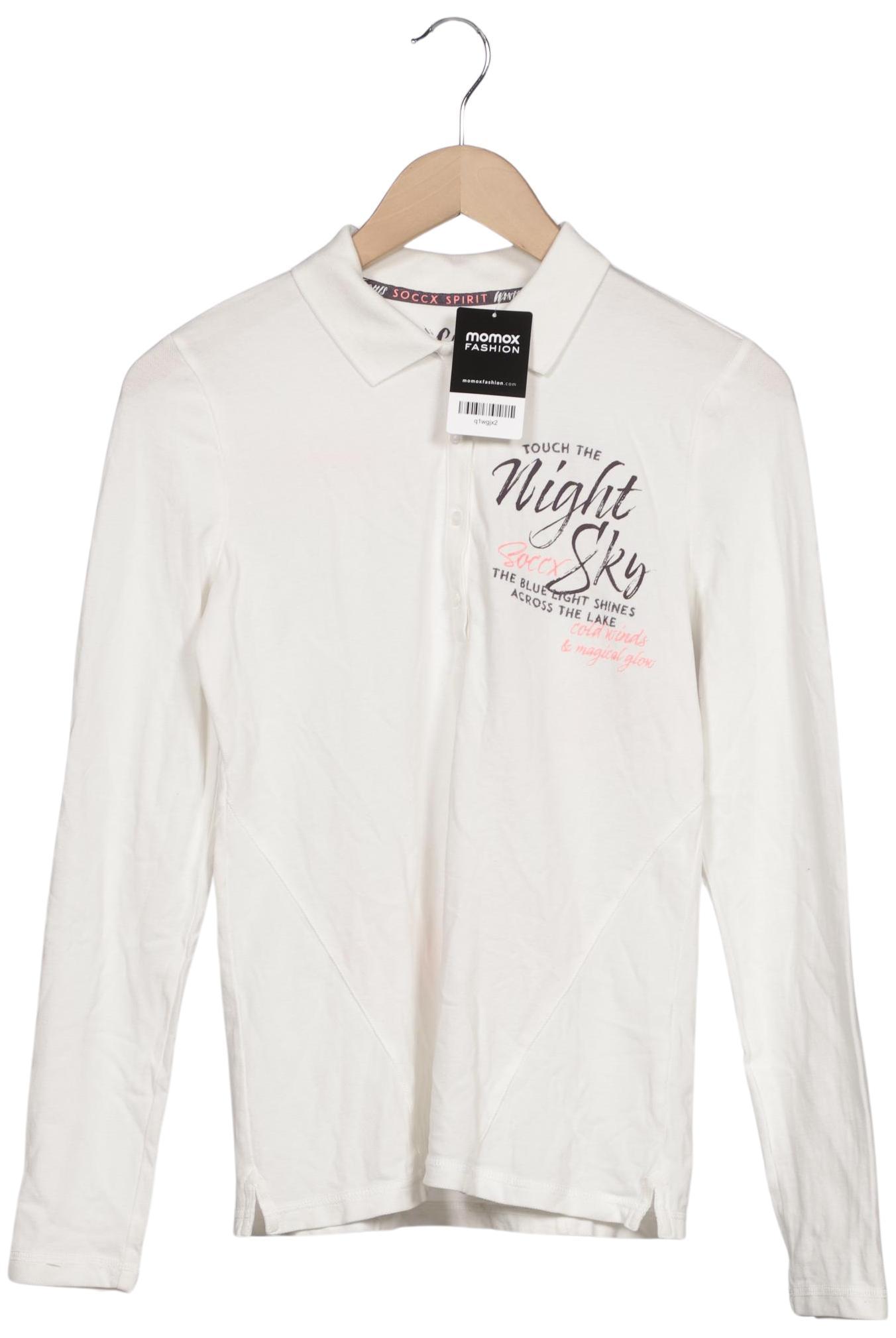 

Soccx Damen Poloshirt, weiß, Gr. 36